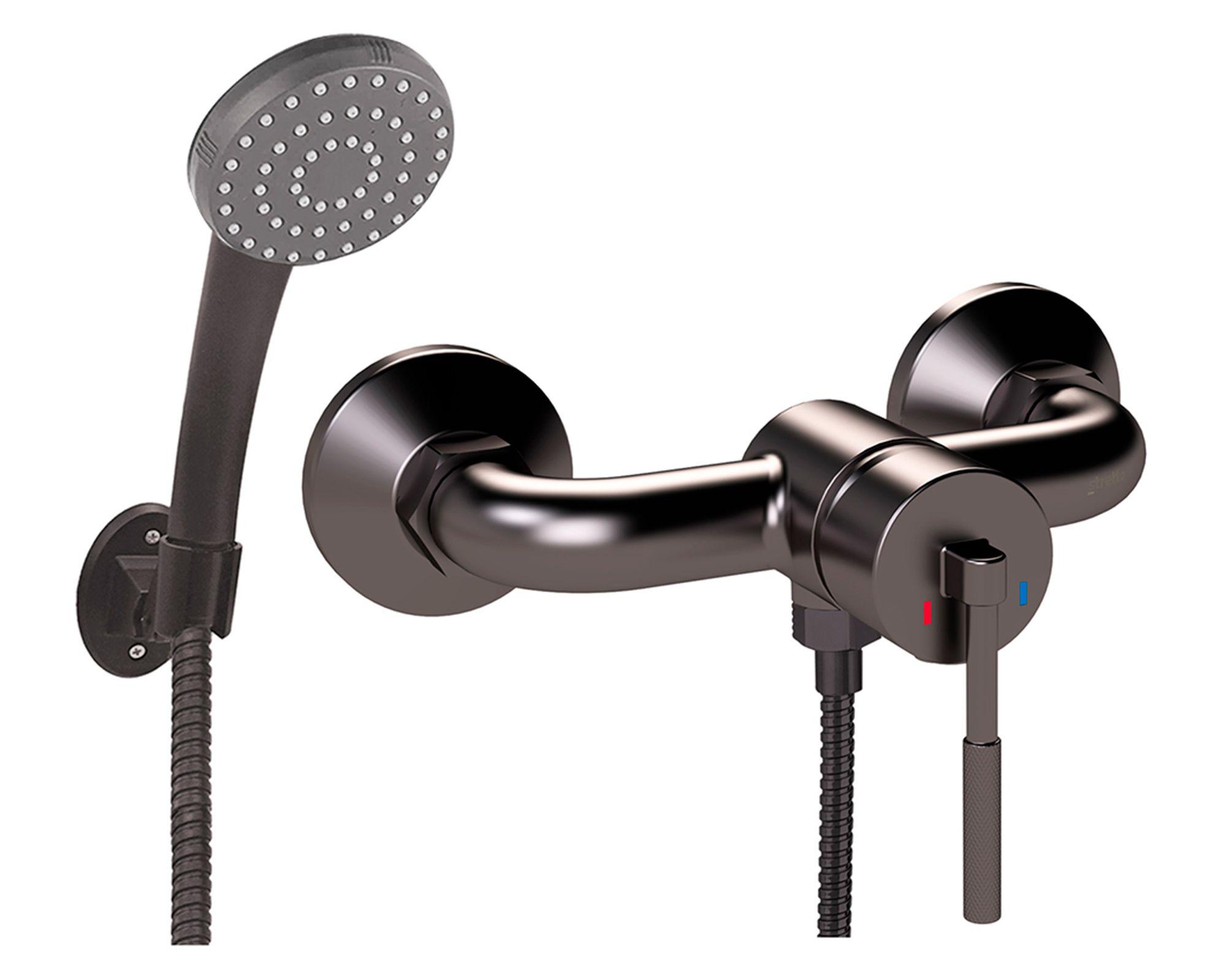 Monomando ducha Amalfi grafito austral-0