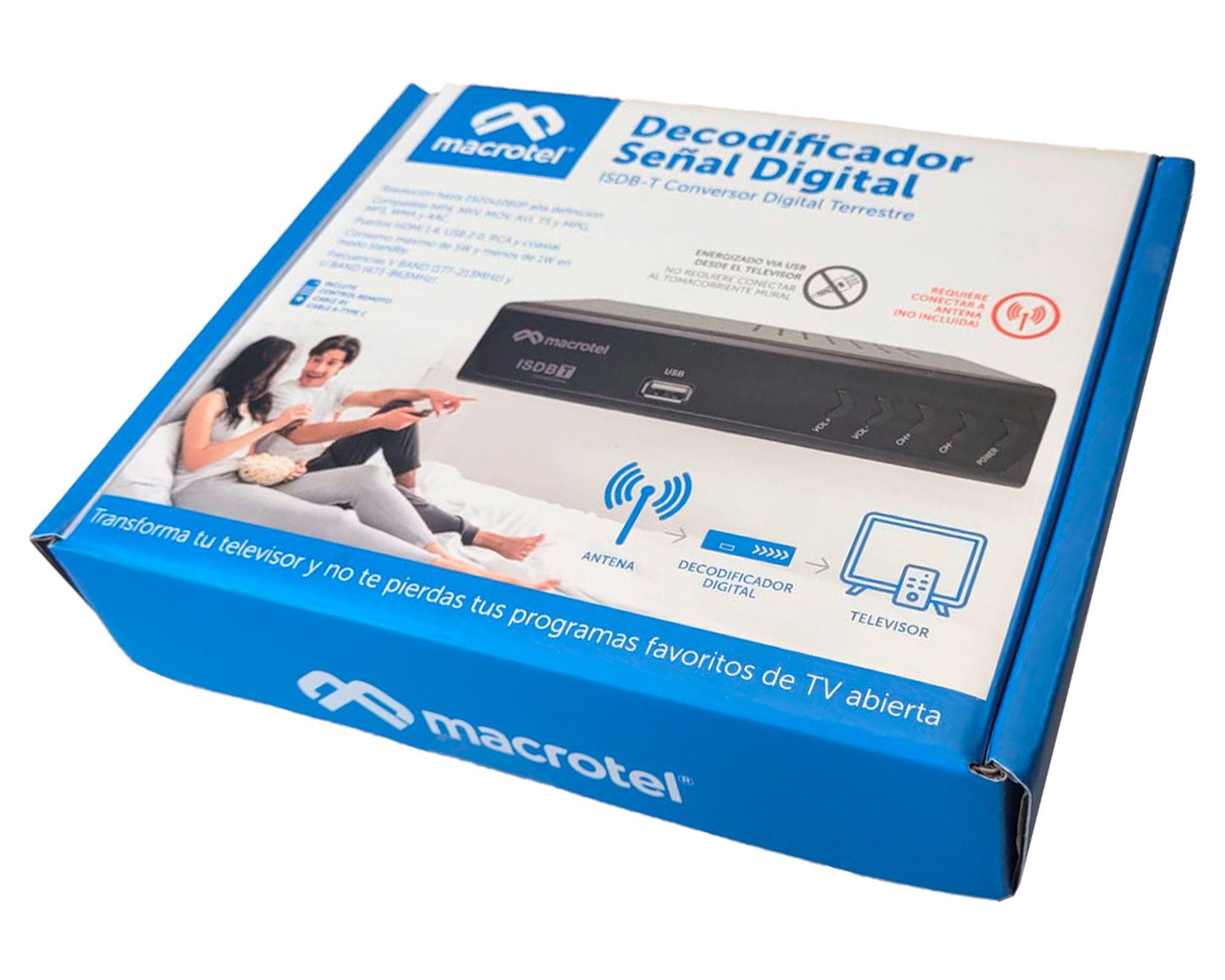 Decodificador señal digital MV-DVBT2-4