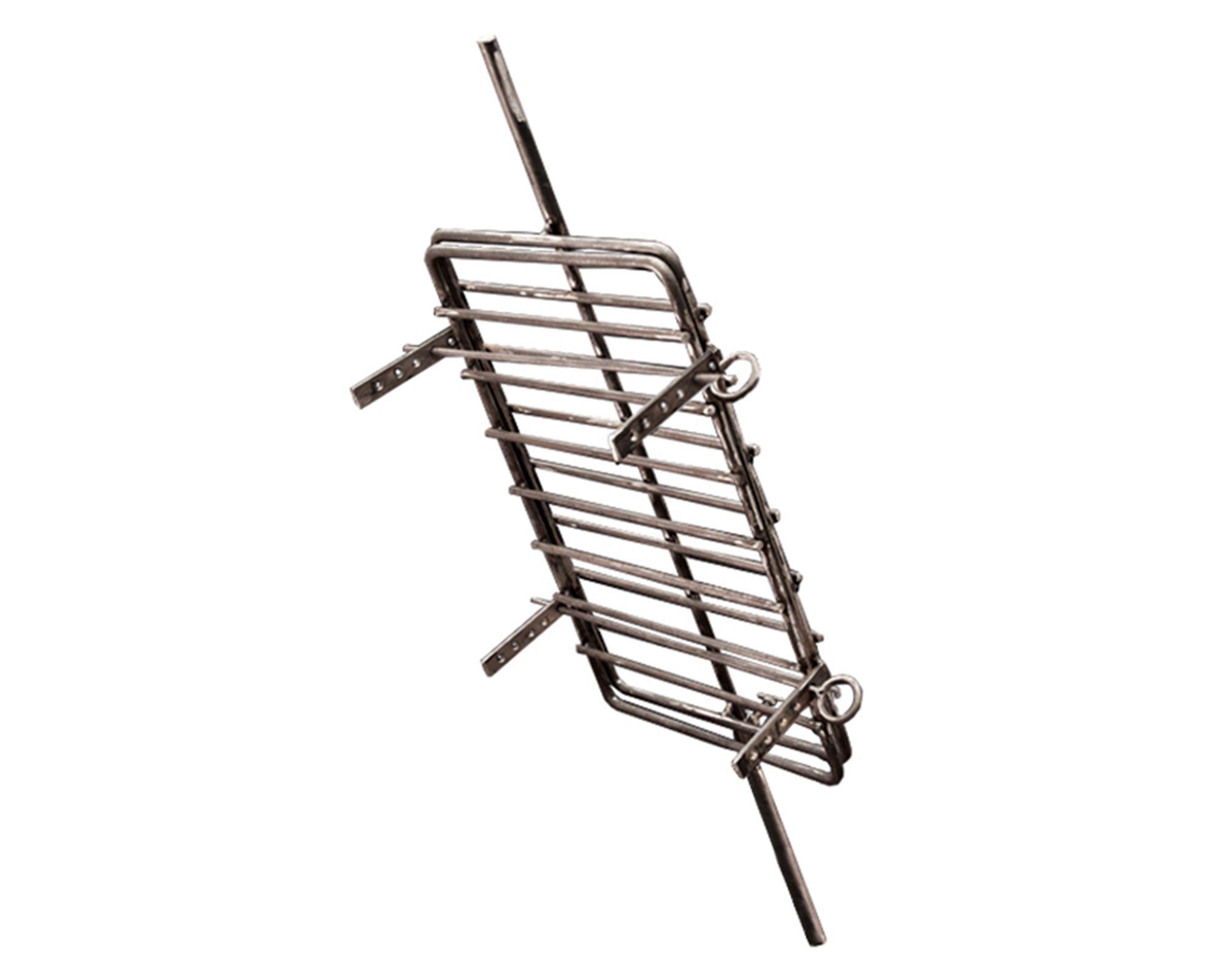 Prensa chica con soporte parrilla/tierra-1