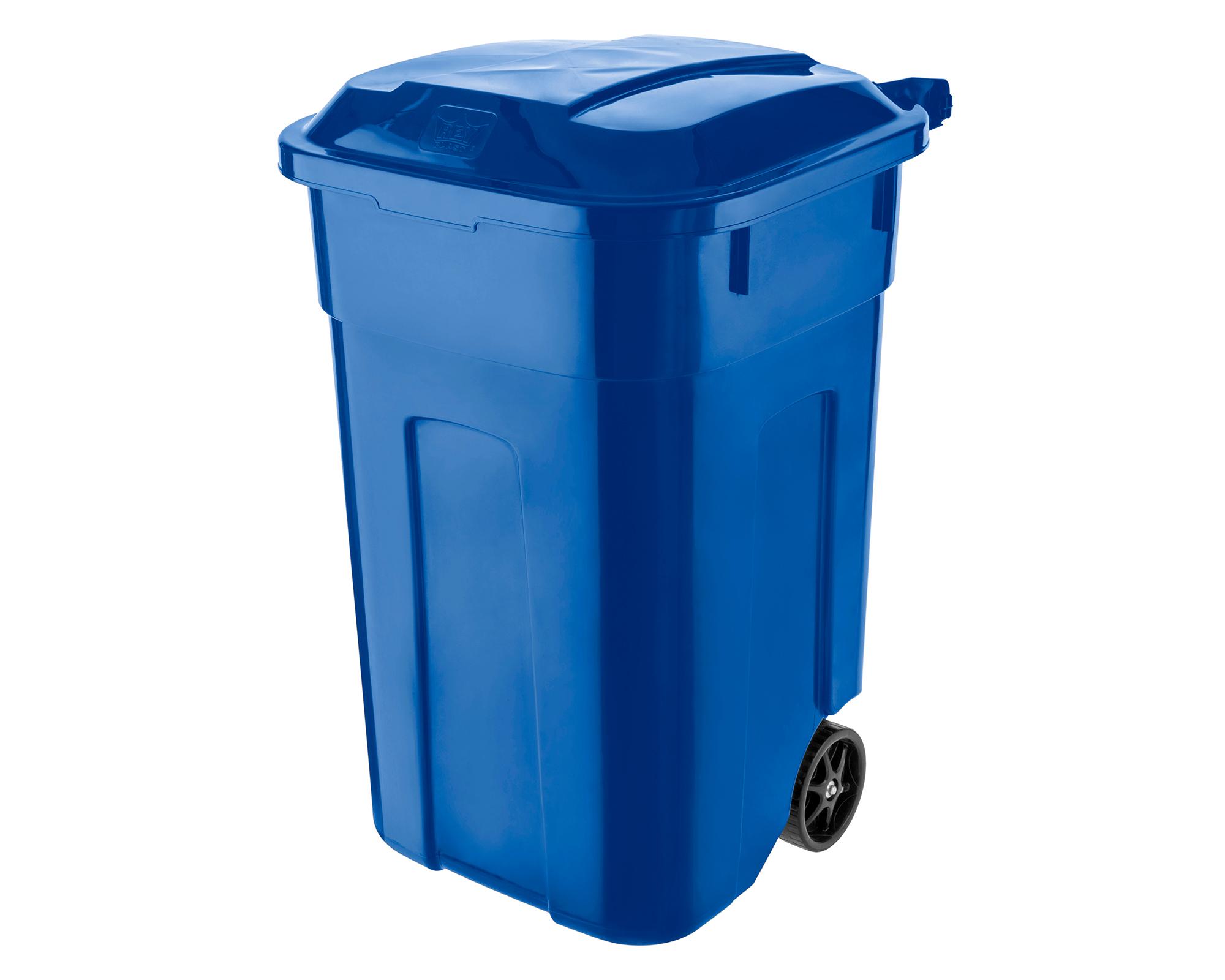 Basurero Megaforte azul 140 l-0