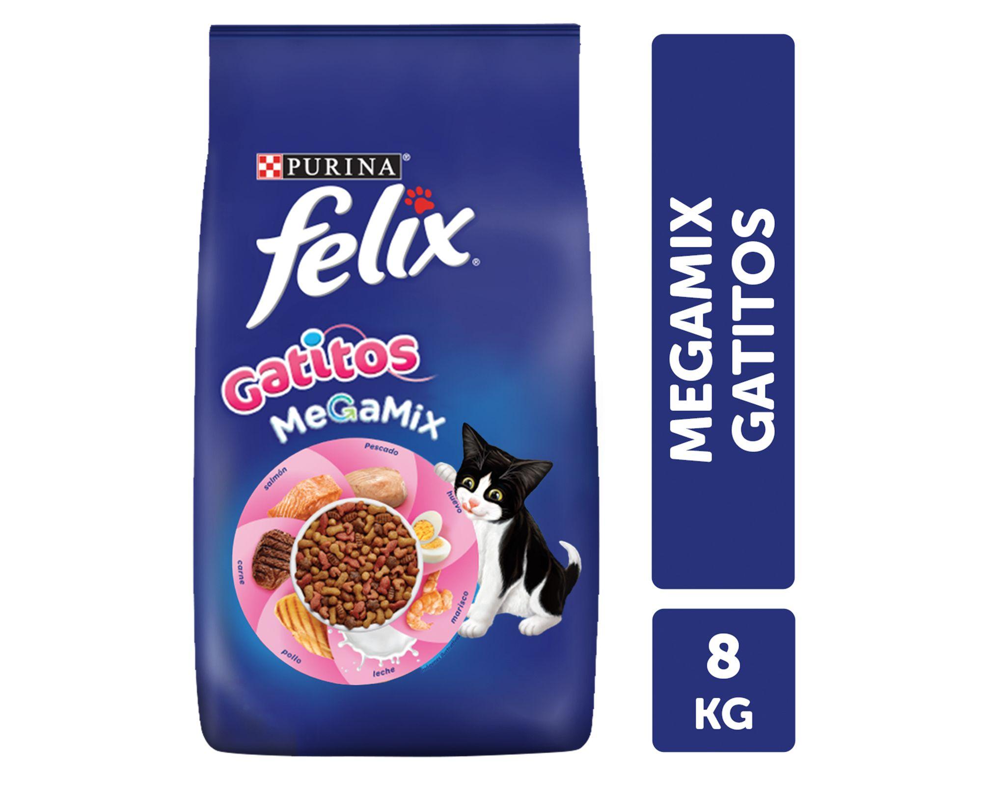 Alimento seco gatitos Megamix 8 kg-0