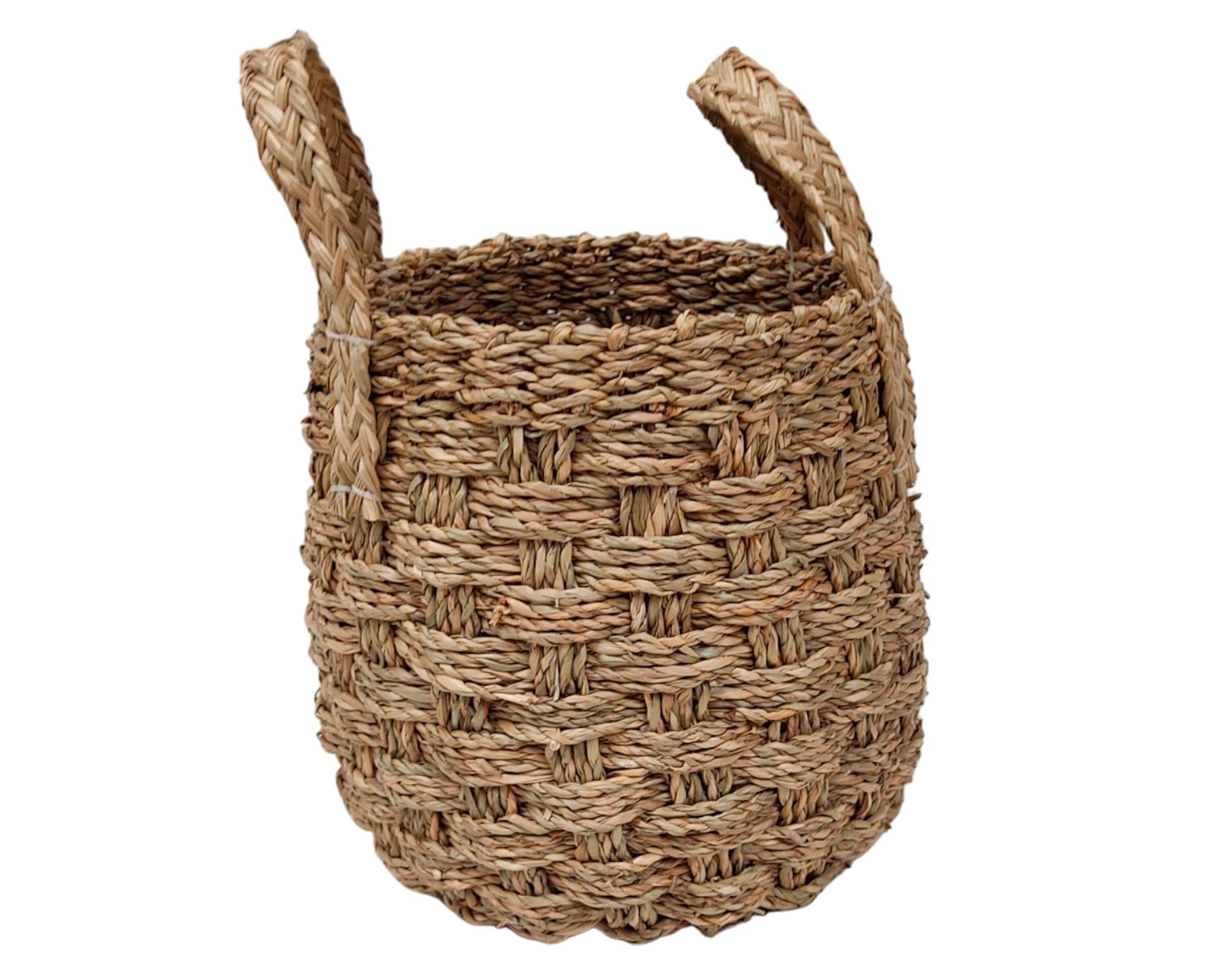 Canasto D5 fibra natural 21 cm-0