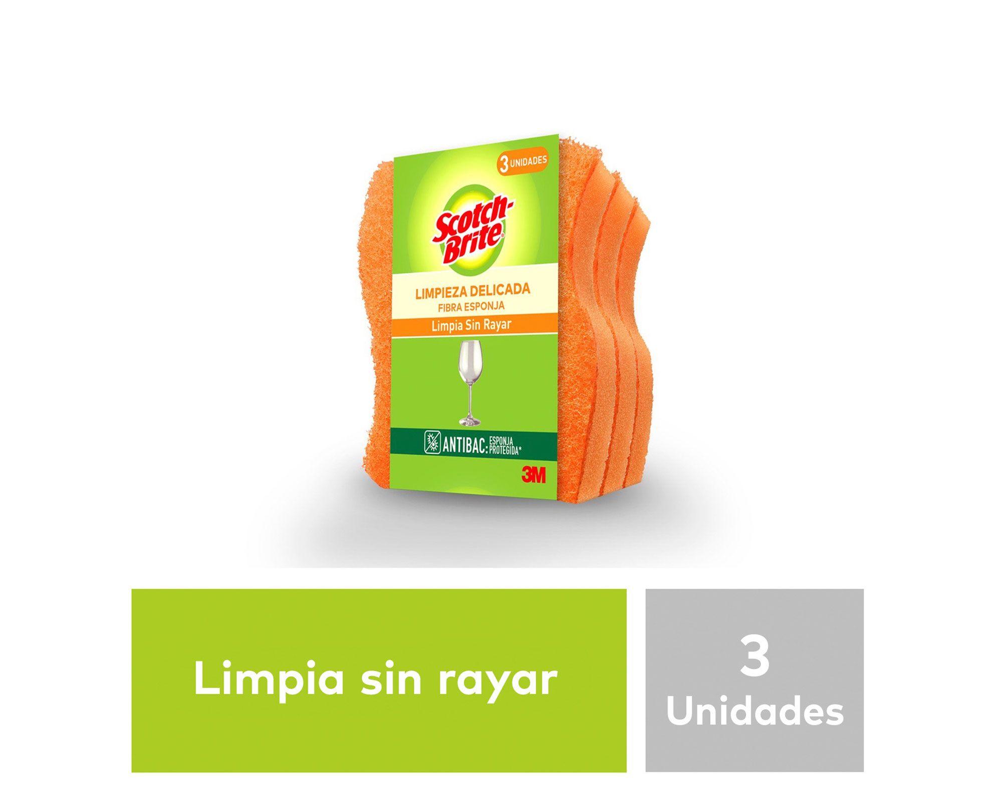 Esponja cero rayas 3 unidades-4