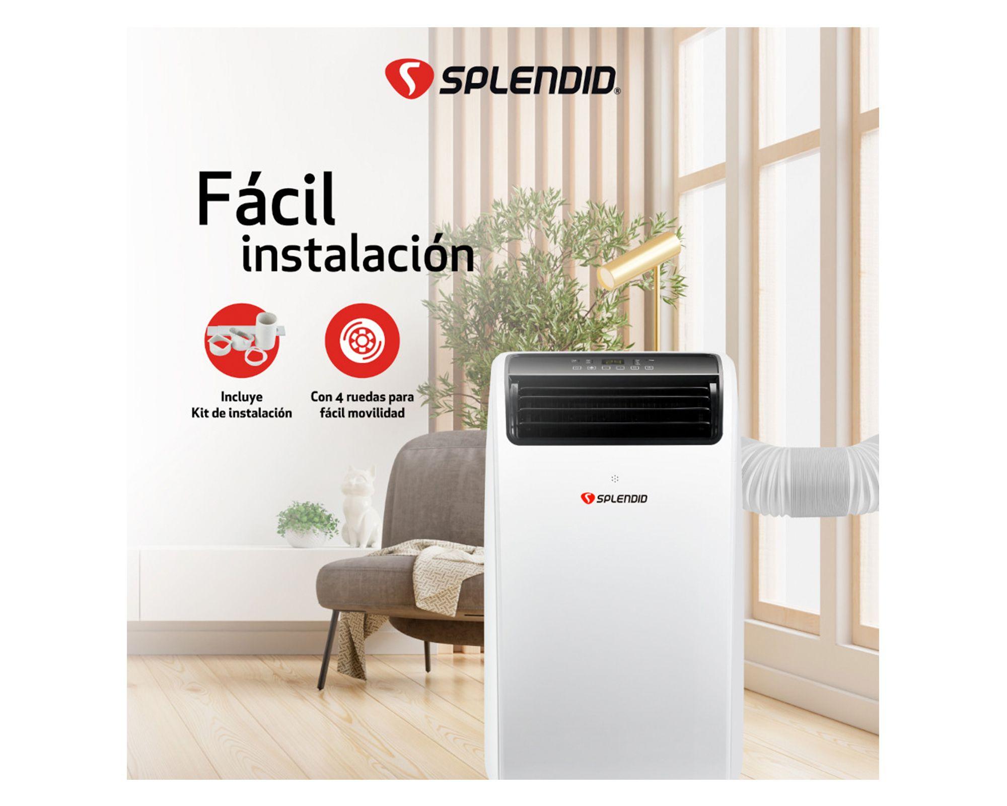 Aire acondicionado portátil 12000 BTU frío/calor WiFi-3
