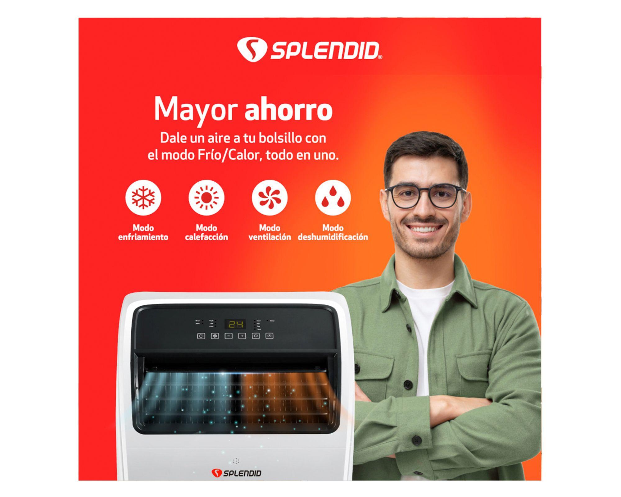 Aire acondicionado portátil 12000 BTU frío/calor WiFi-4