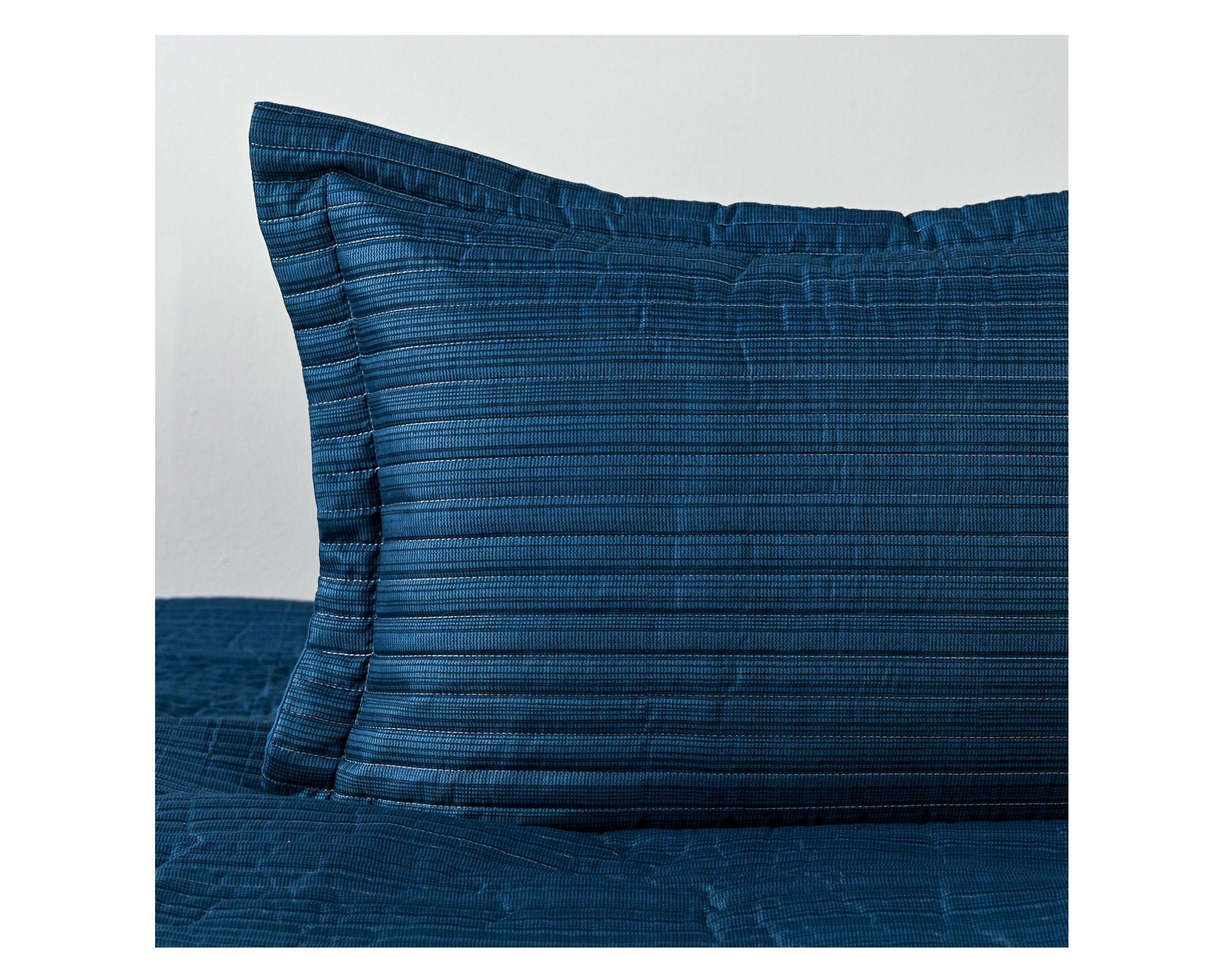 Quilt Trama azul 1.5 plazas-2