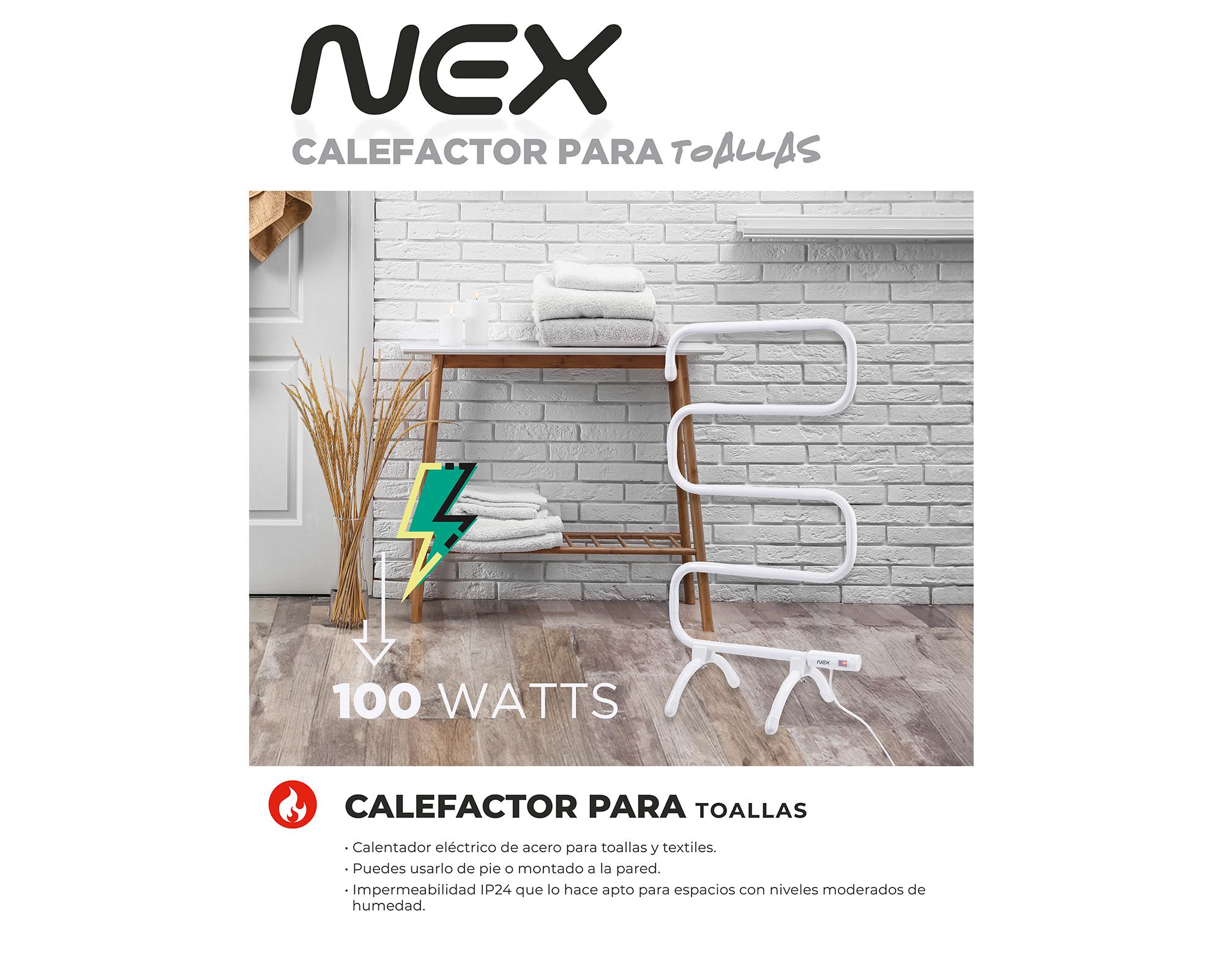 Calefactor toallas EETWL 100W blanco-3