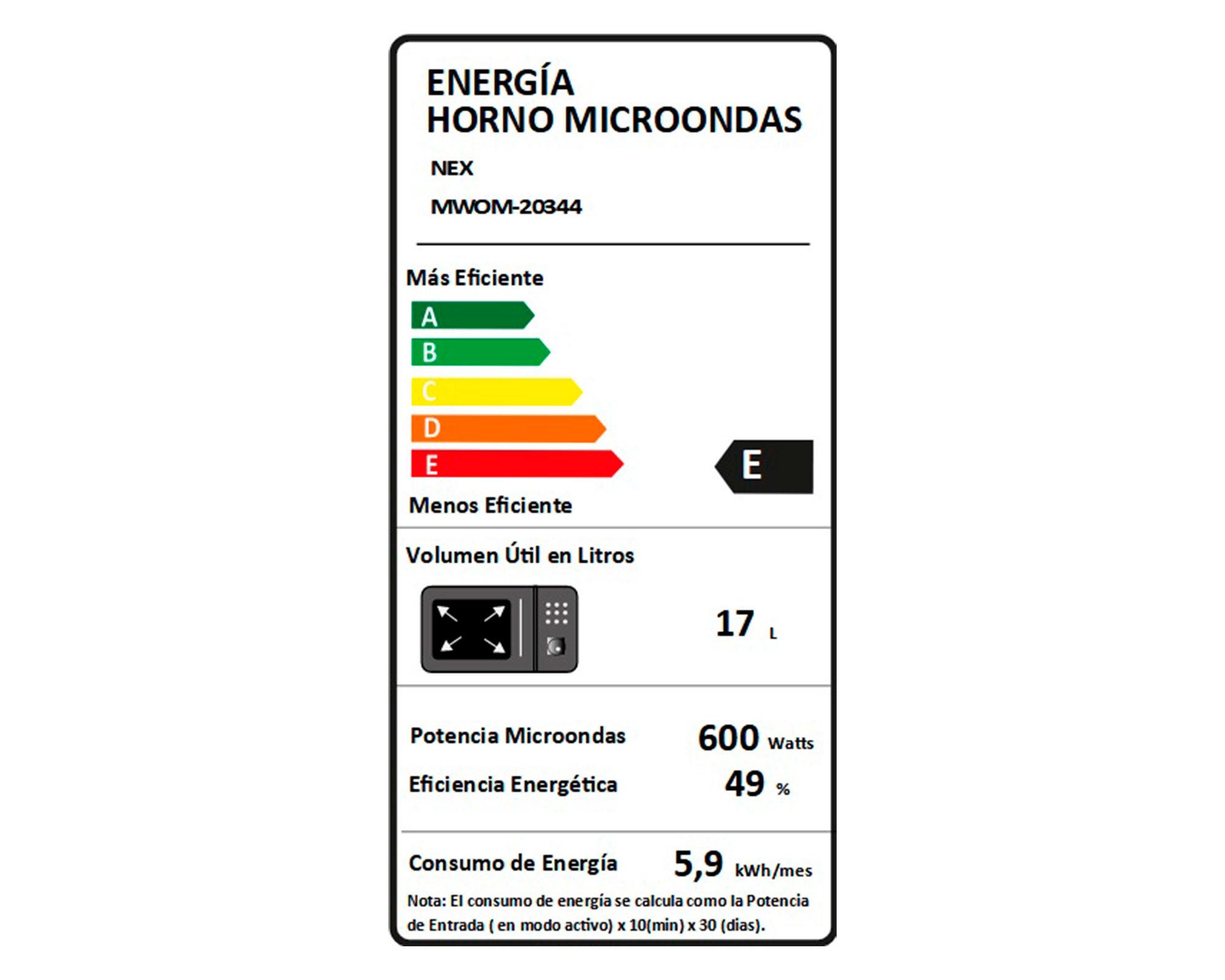 Microondas MWOM-20344 blanco 20 lt-4