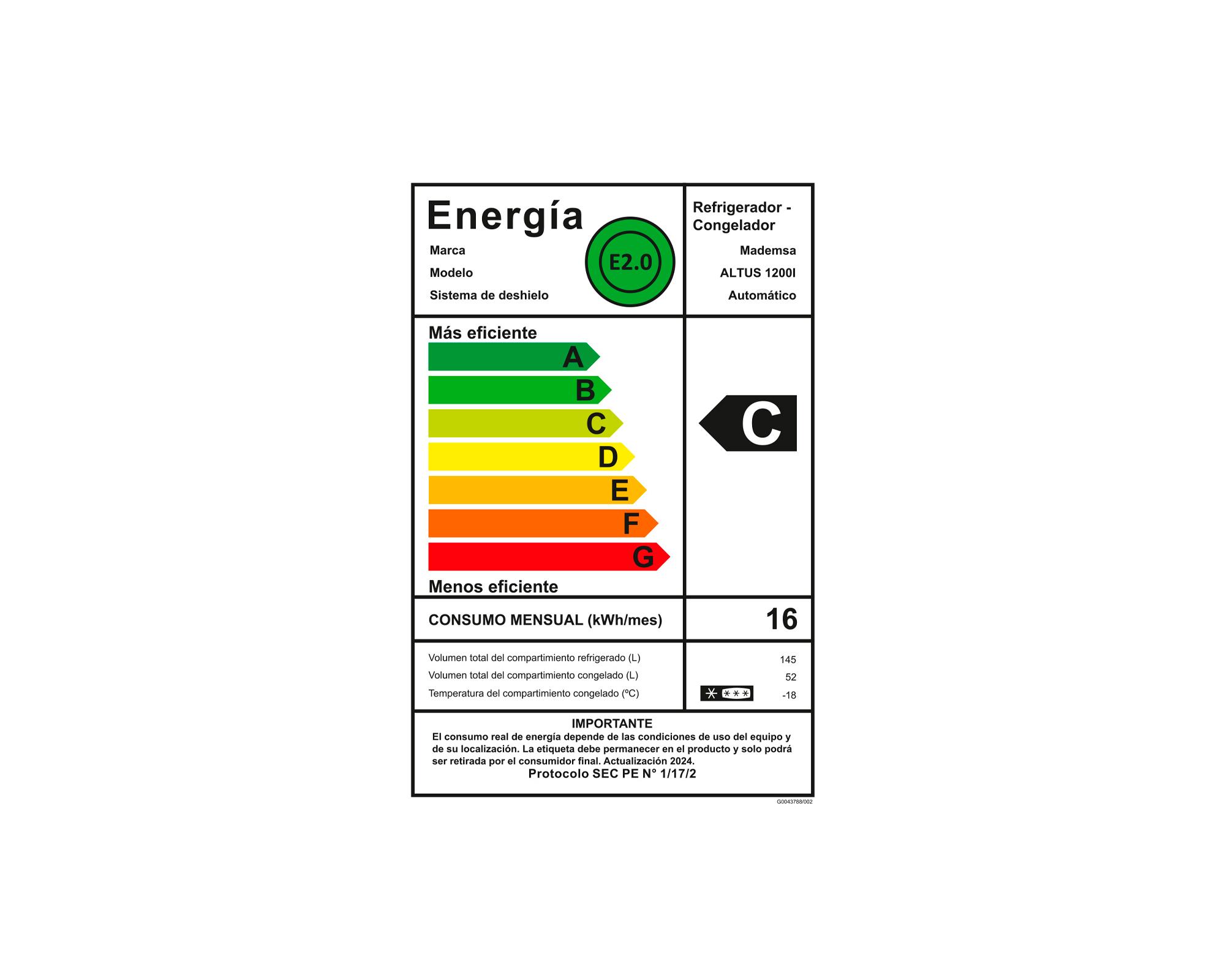 Refrigerador Top Mount Altus 1200I 197 lt-7