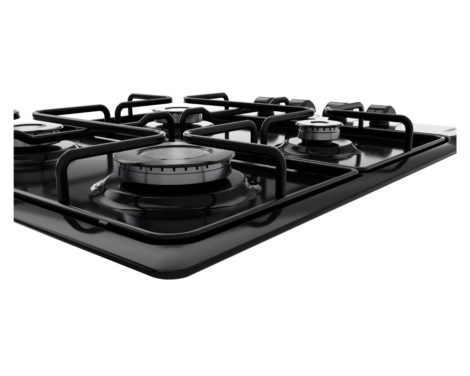 Encimera a gas HLX 640 KBA0C BK 4 quemadores-3