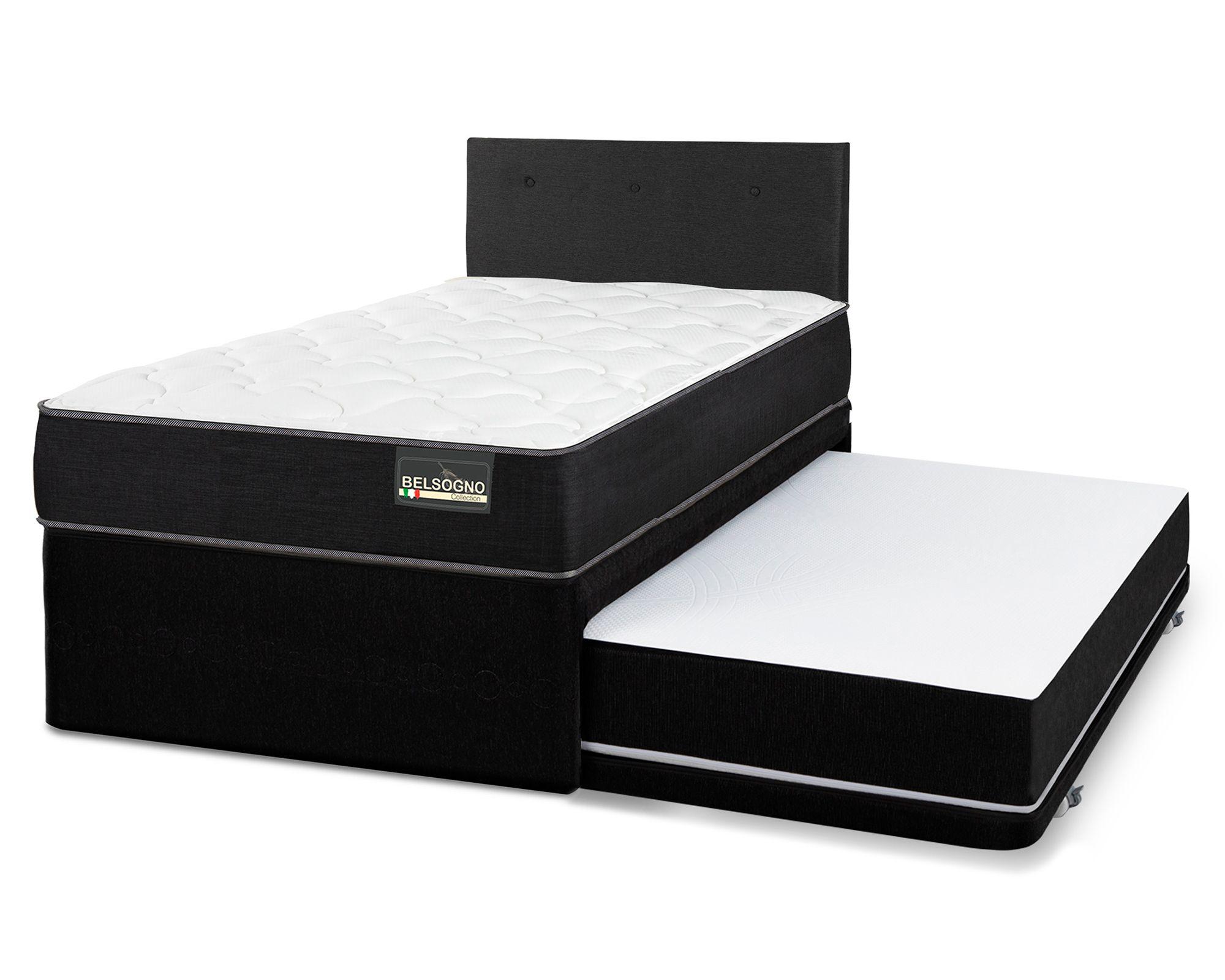 Diván Belsogno One 1 Plaza + respaldo black-2