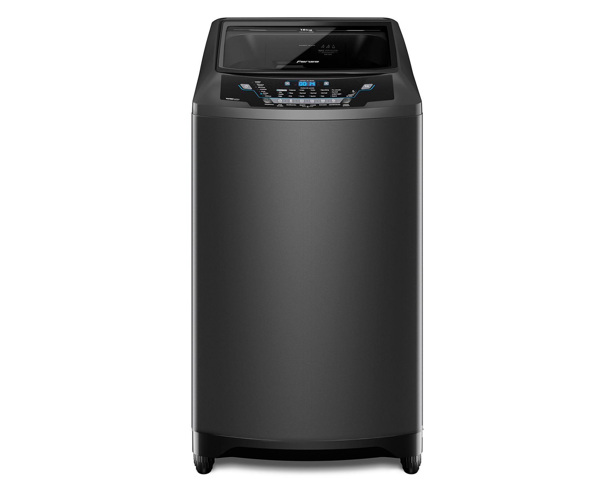 Lavadora Premium Care 18 Onix superior 18 kg gris-0