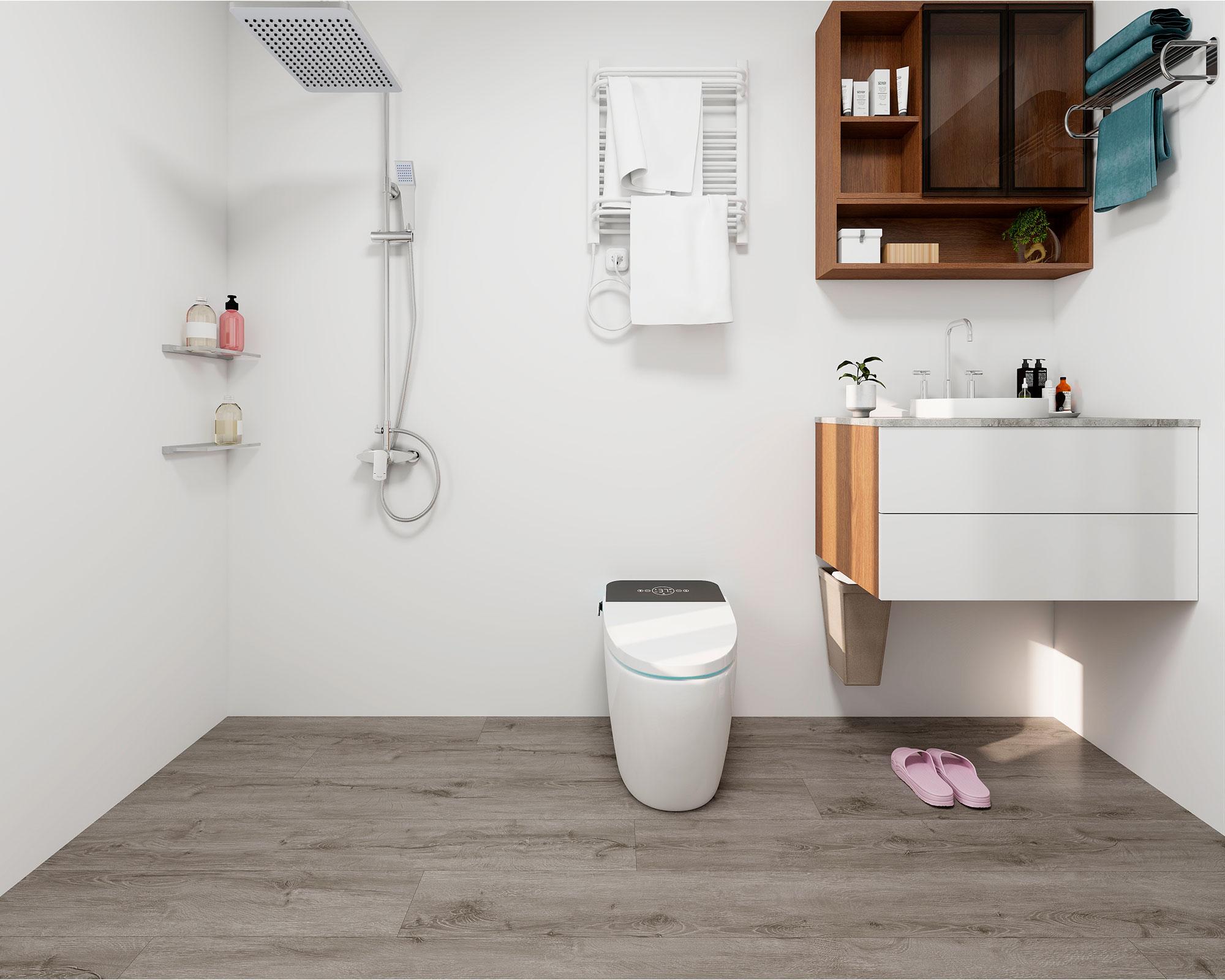 Piso vinílico SPC Premium grey 8 mm 1.68 m2-10