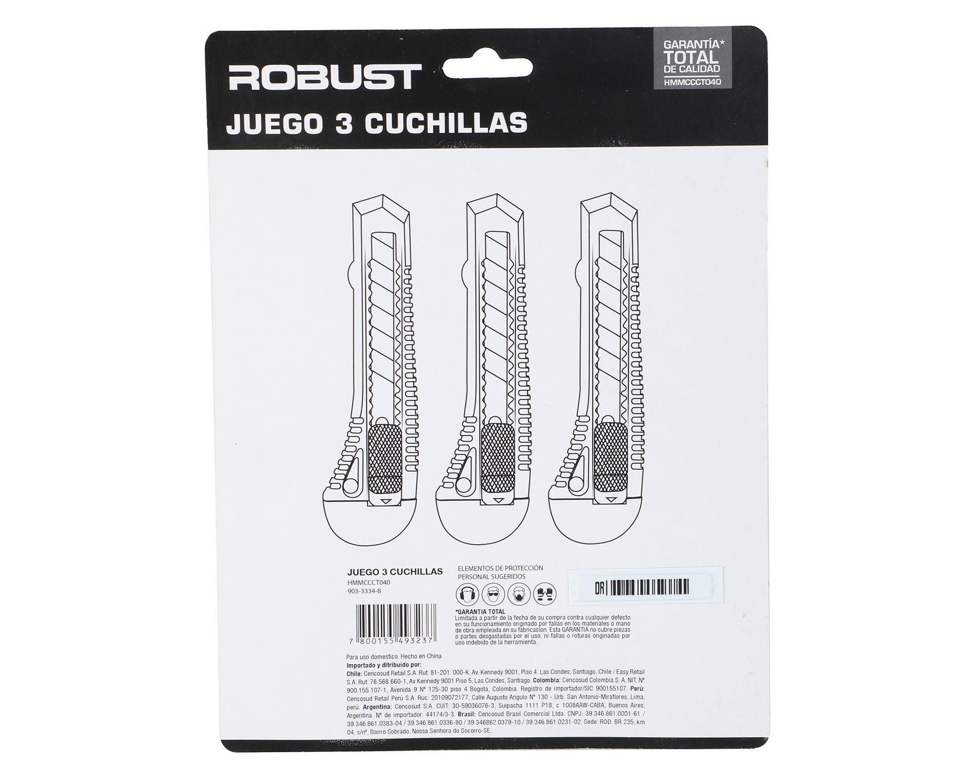 Cuchilla cutter 3 piezas-3