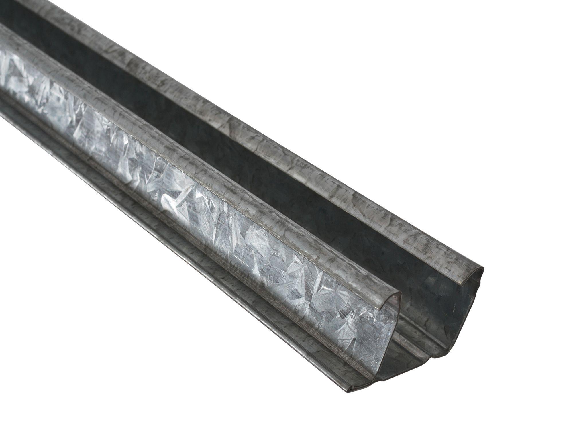 Riel 1.5 m U-20-D galvanizado Ducasse Industrial-2
