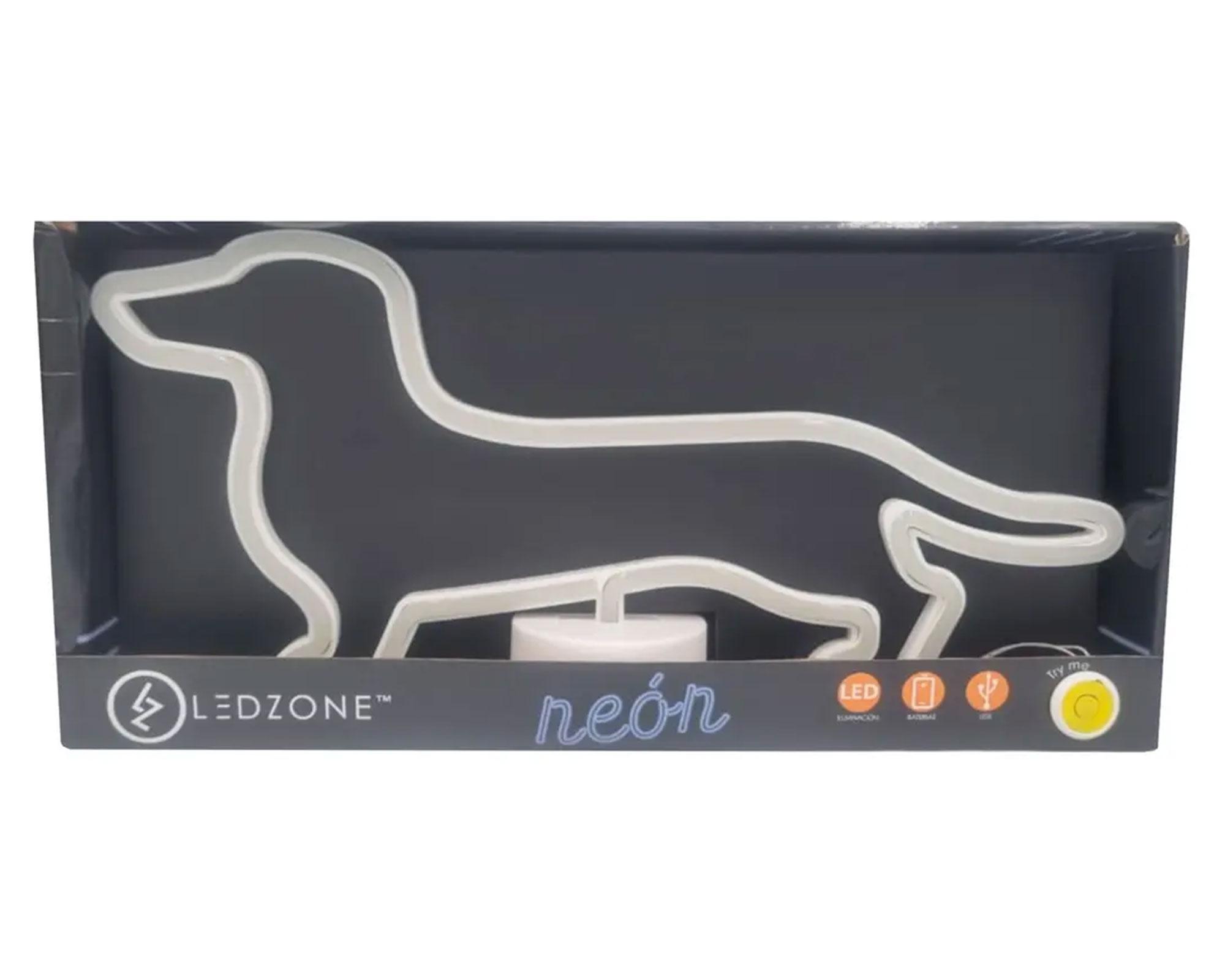 Figura neón 5V luz led Dog-2