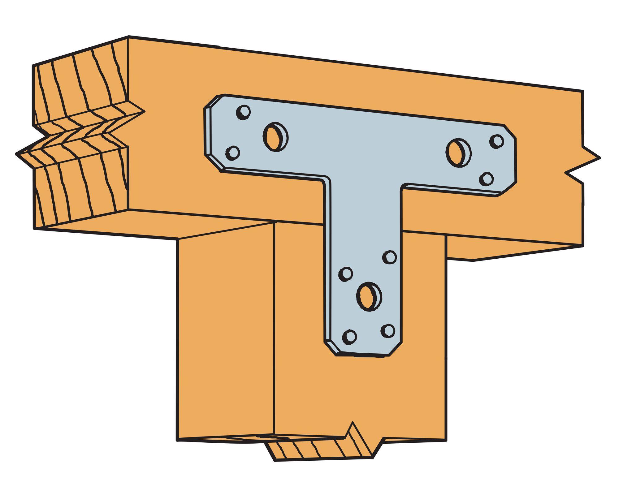 Pletina T 6'' Simpson Strong-Tie.-2