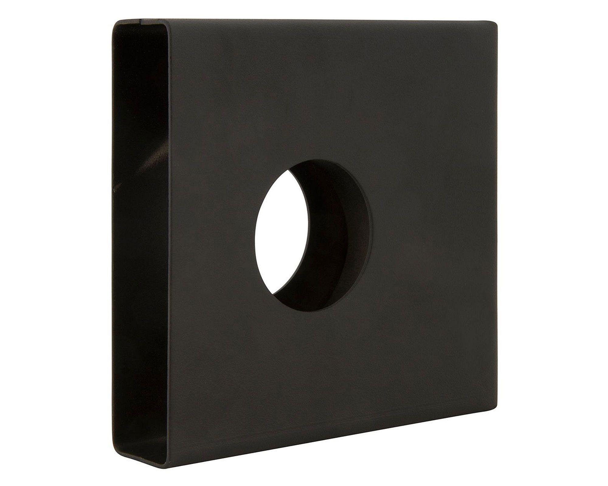 Caja metálica reja para cerradura de sobreponer negra Scanavini-0
