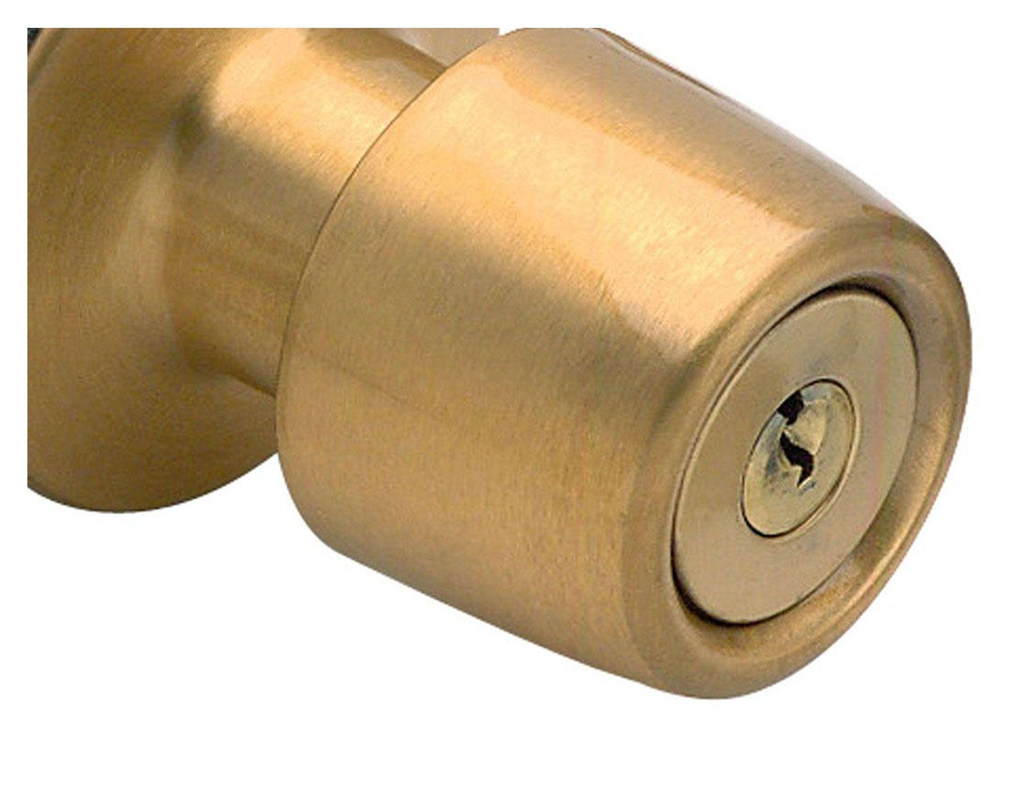 Cerradura tubular pomo acceso bronce Urbano Poli-2