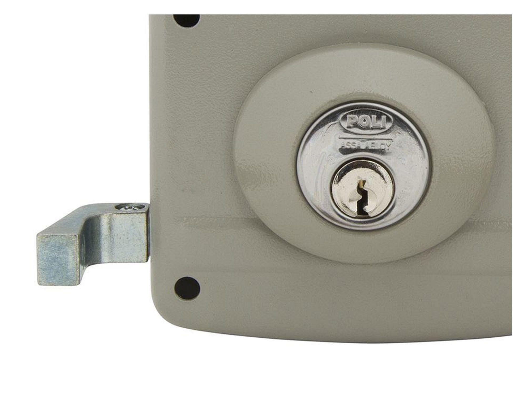 Cerradura sobreponer puertas de 30 mm con tirador Tradicional 1985 Poli-2