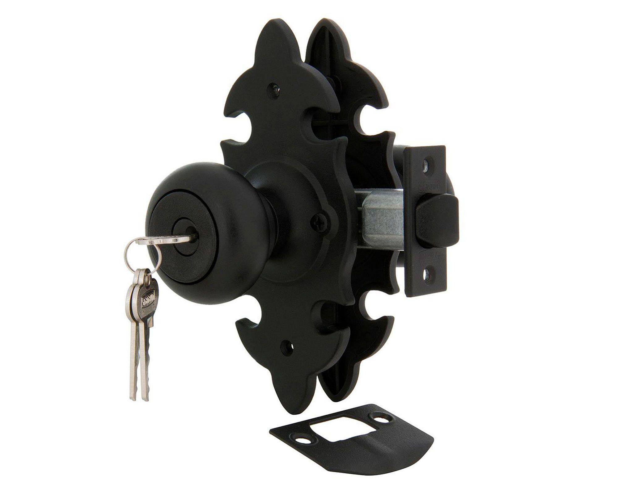 Cerradura tubular pomo oficina/dormitorio negra 6040 Scanavini-3