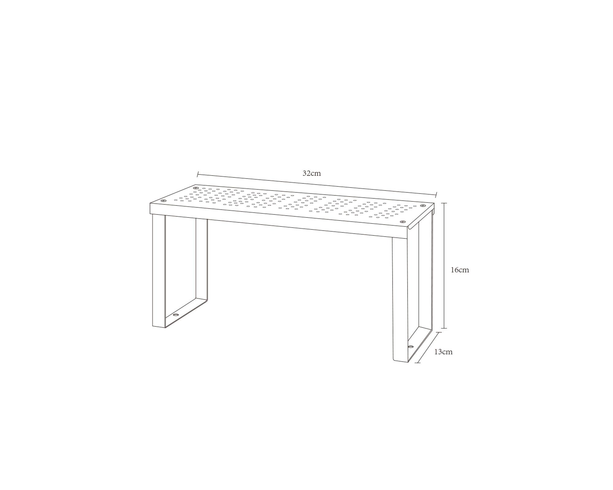 Repisa Modular S 16x32x13 cm-2