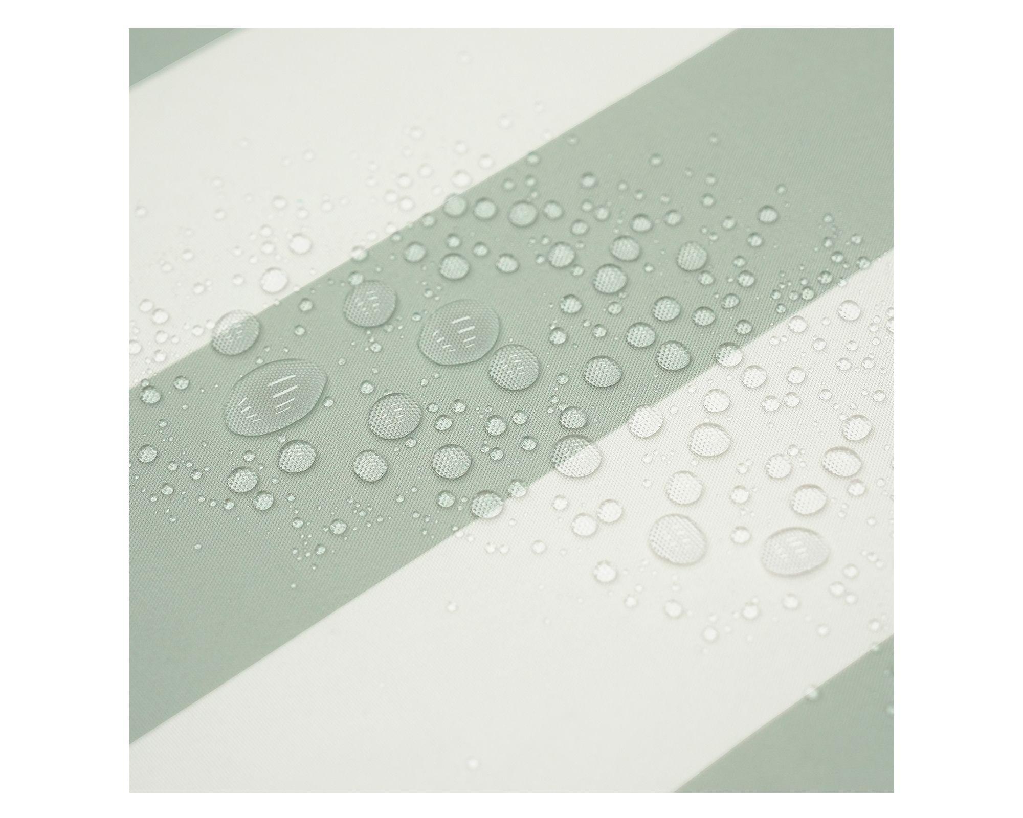 Cojín asiento Rayas verde salvia/blanco 45x45 cm-5