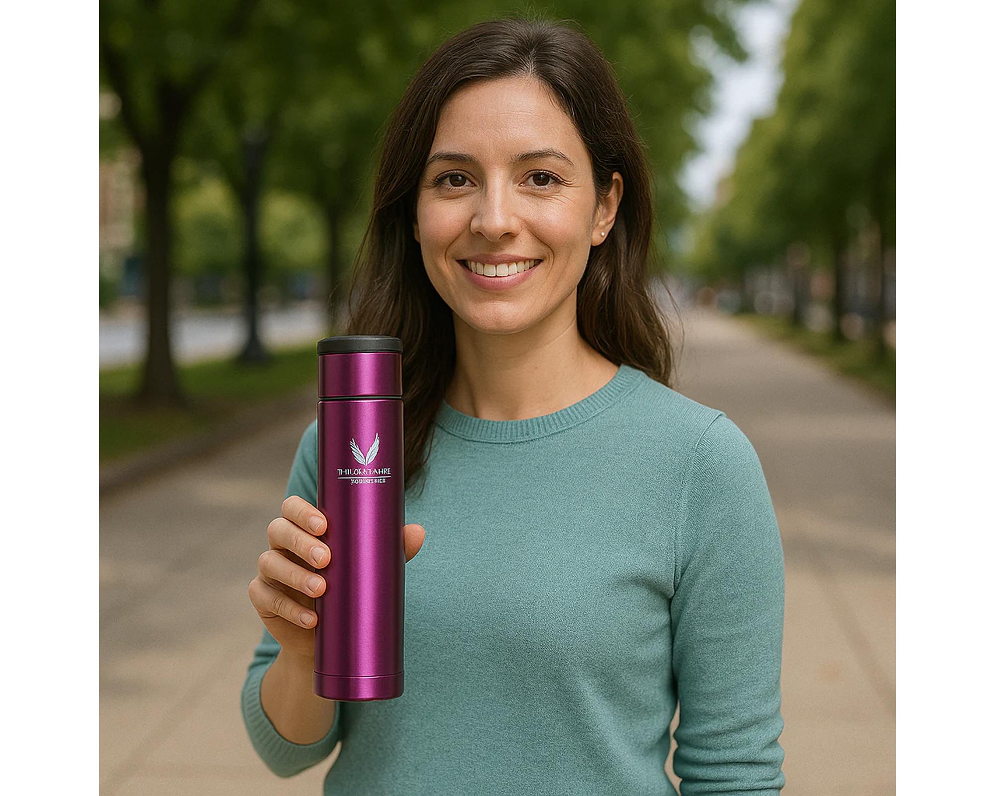 Termo para agua Everynight morado 1 lt-3