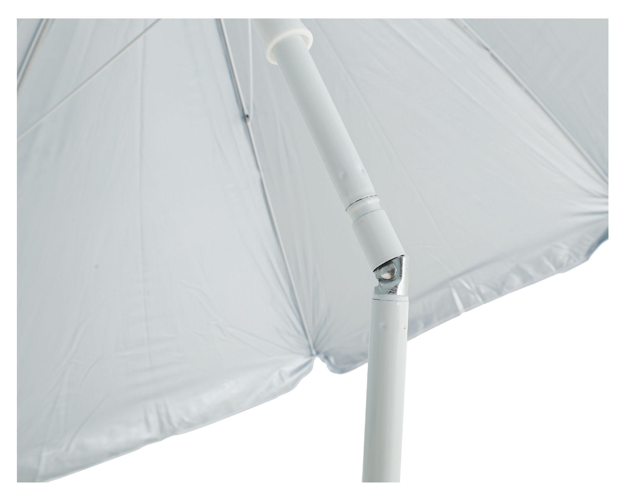 Quitasol playa blanco/aqua 180 cm-2