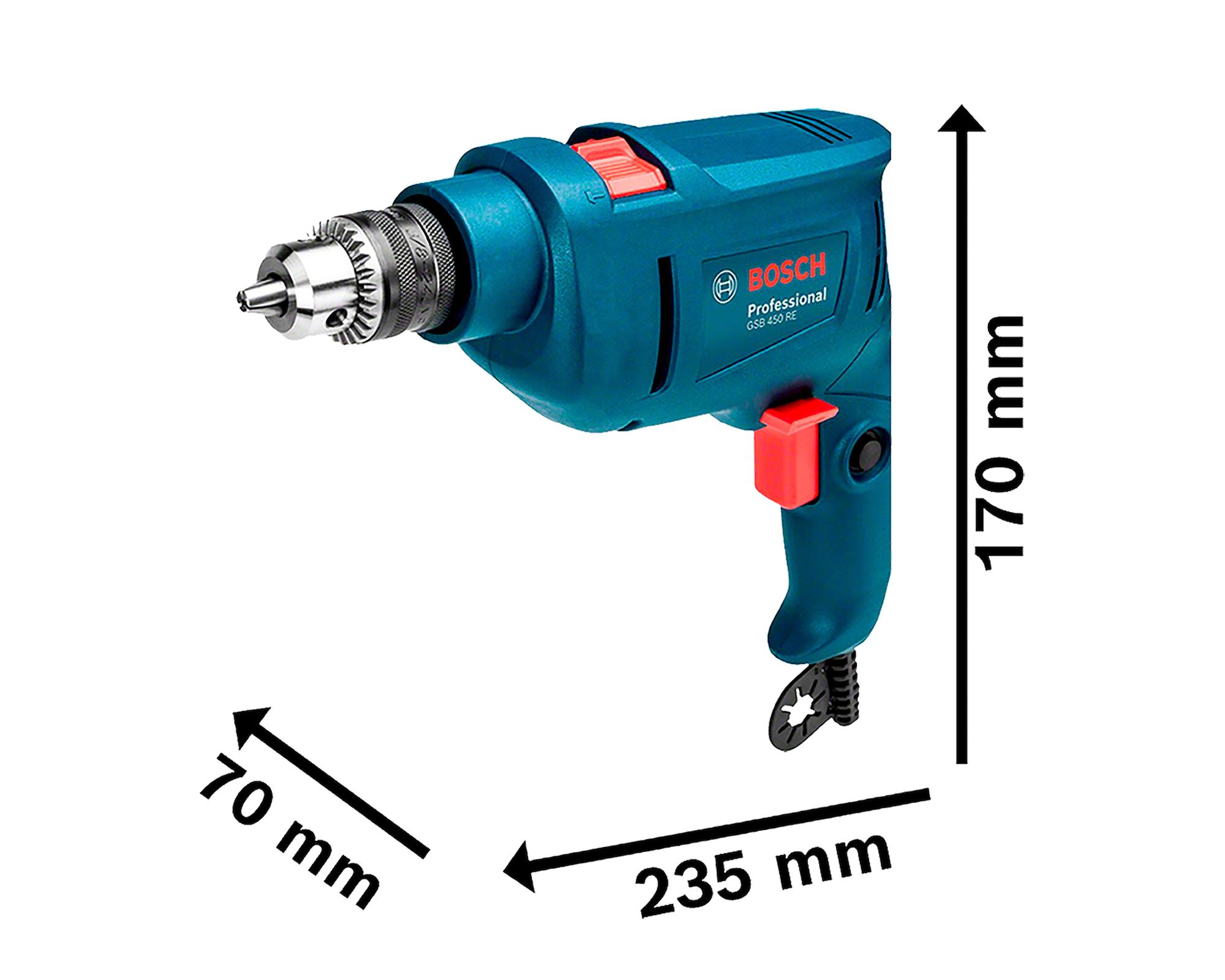 Taladro percutor GSB 450 RE 450 W-2