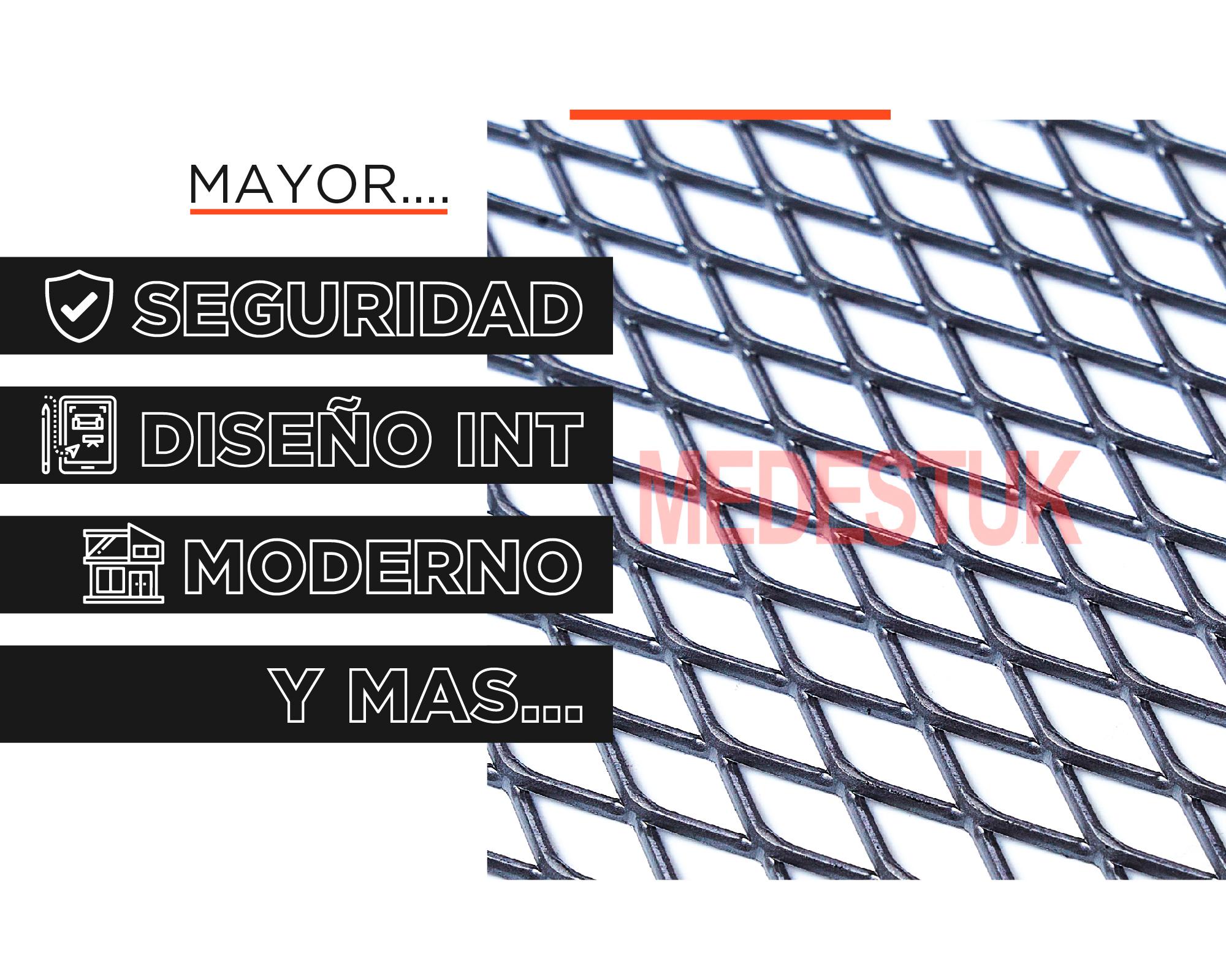 Malla Intermedia 27x12x4x2 acero 1x3 m-2