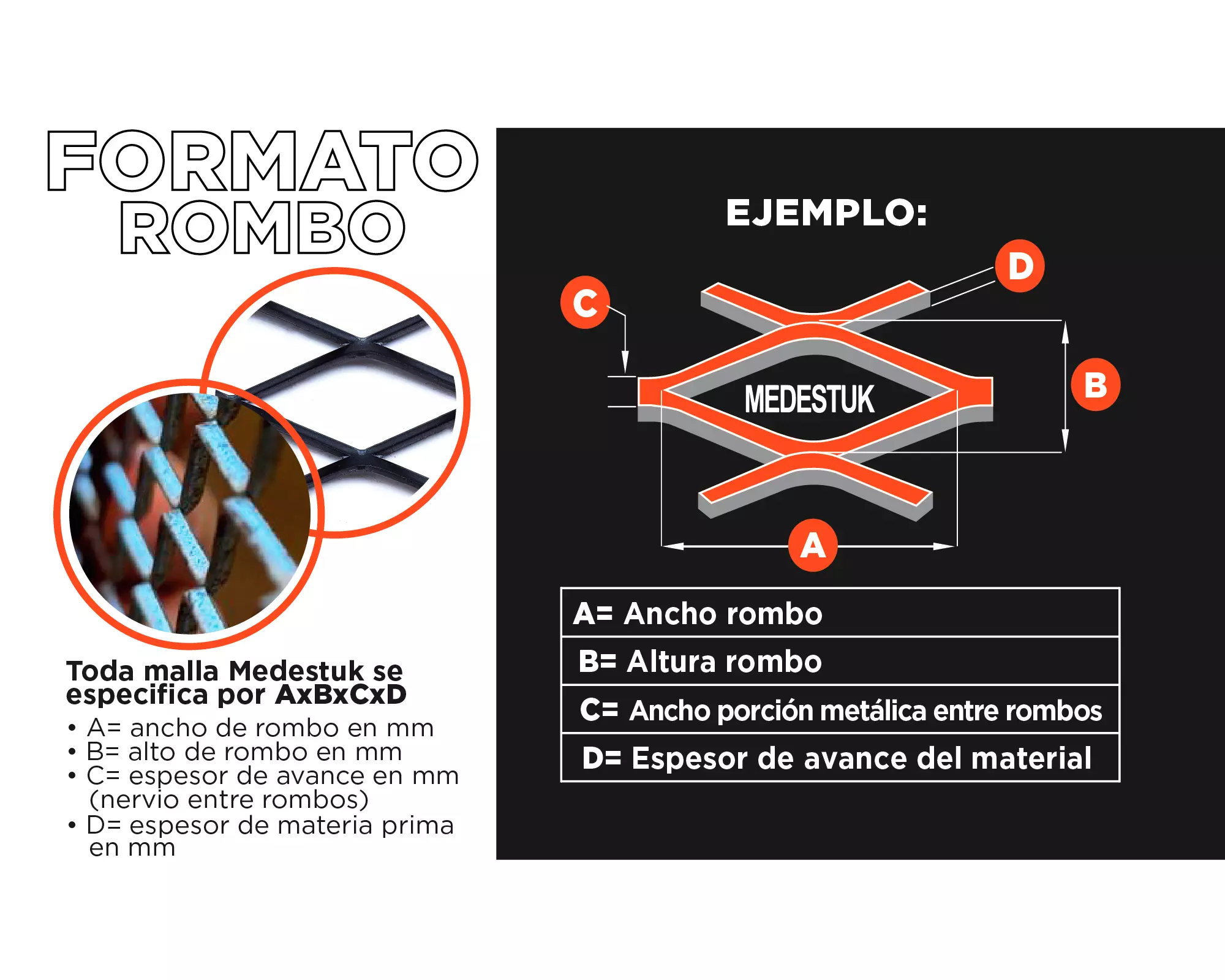Malla gruesa 62x25x9x3 acero 1x2 m-3