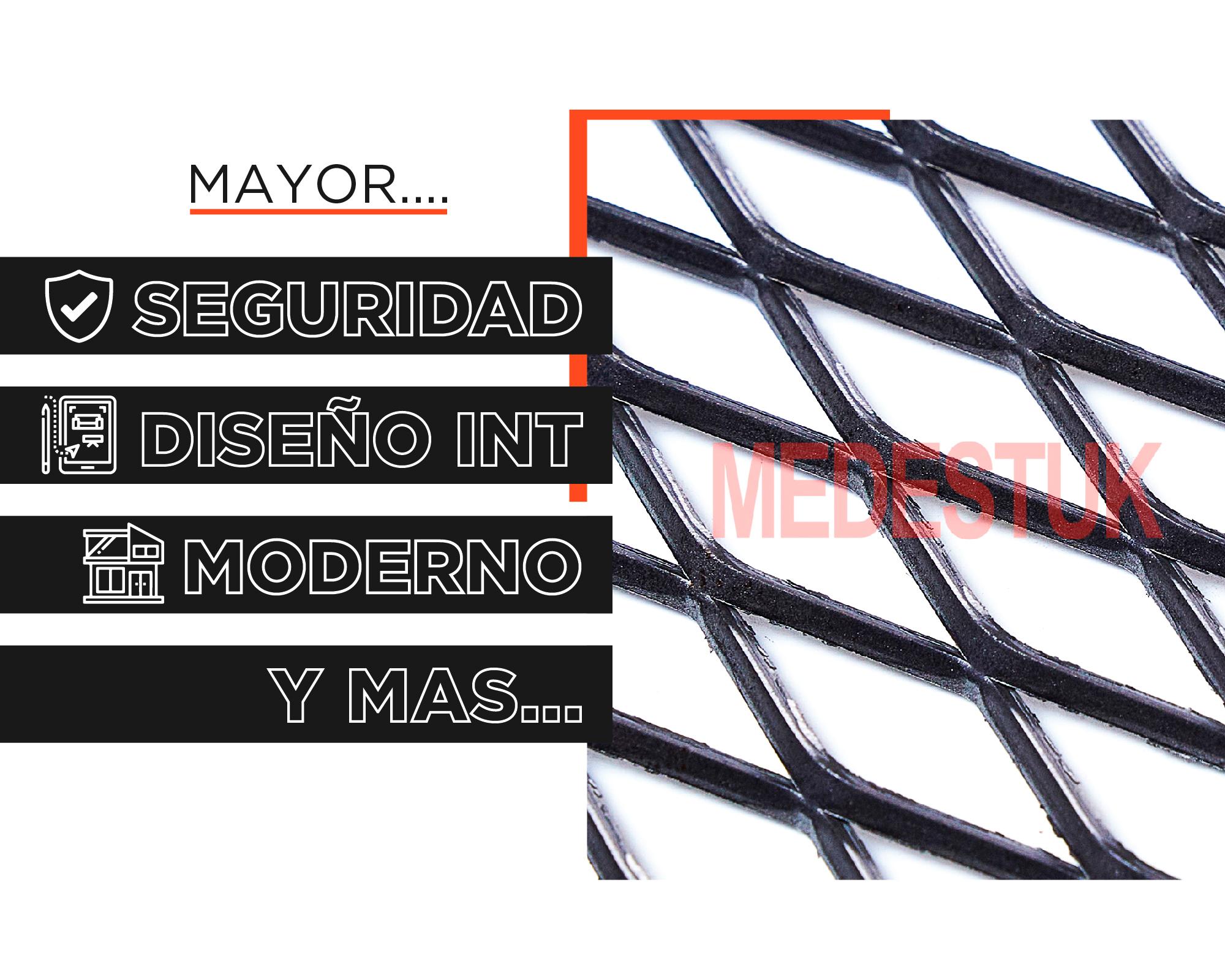 Malla gruesa 62x25x9x3 acero 1x2 m-2