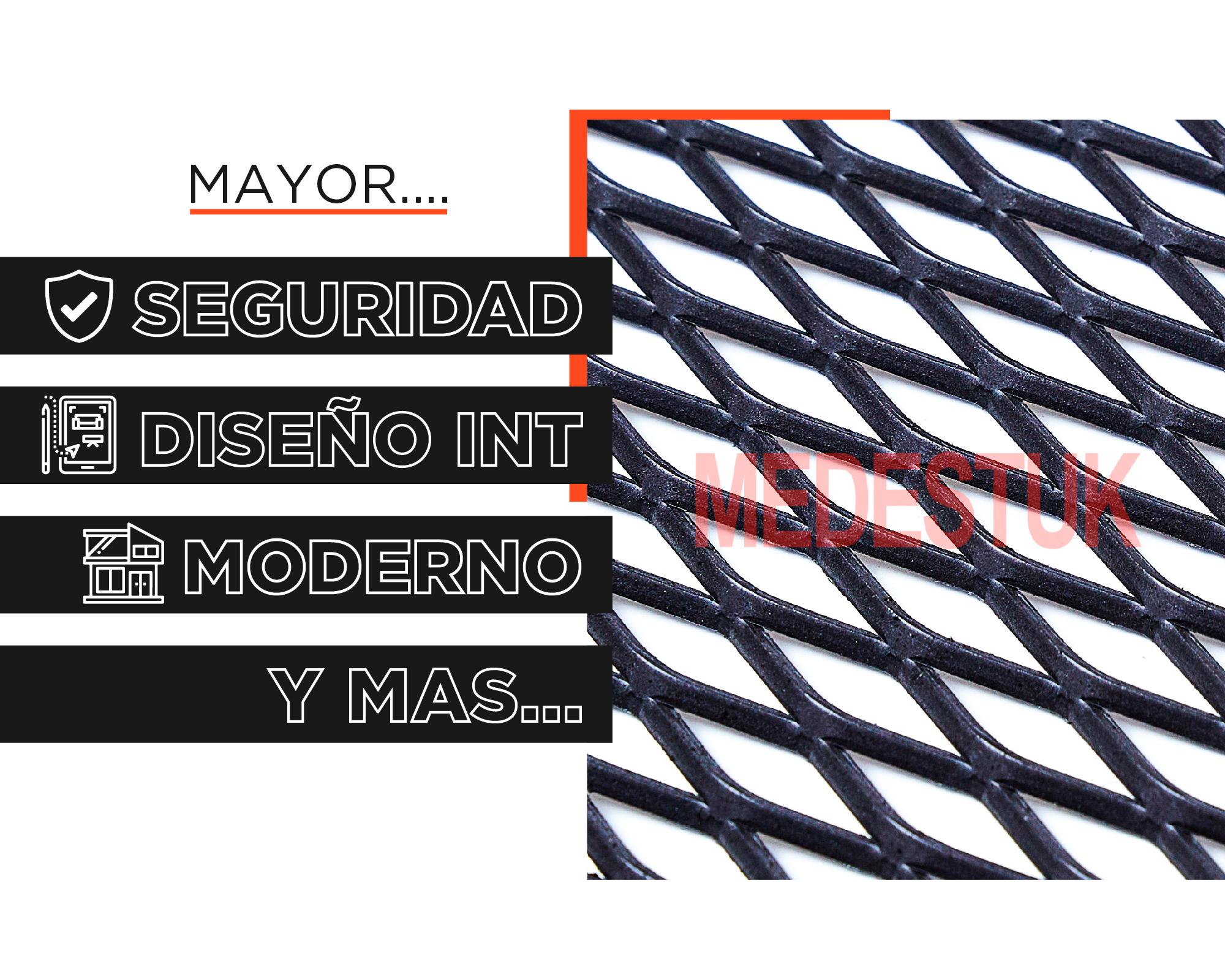 Malla gruesa 42x13x7x3 acero 1x2 m-2