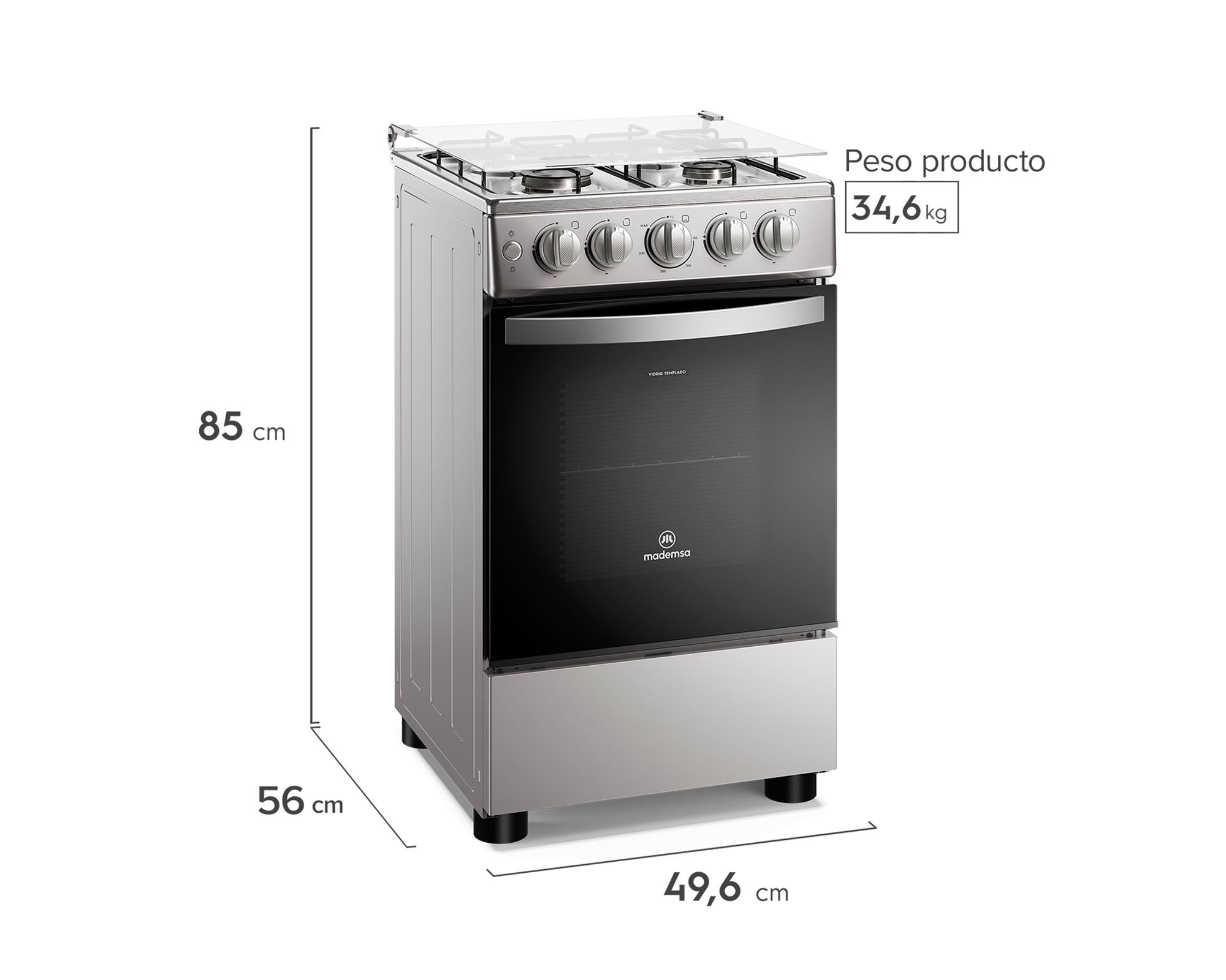 Cocina a gas FM4ES 4 quemadores-5