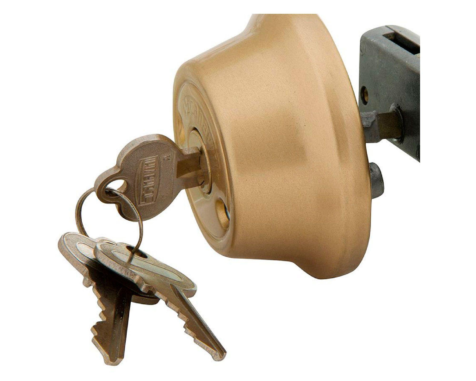 Cerrojo tubular doble 4070 bronce Scanavini.-2
