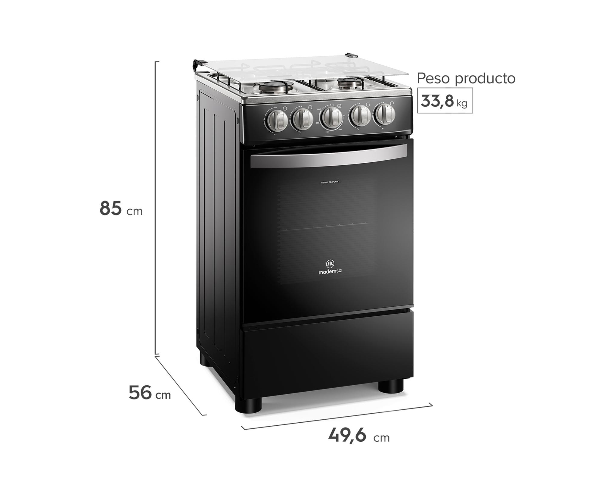 Cocina a gas FM4LP 4 quemadores-5