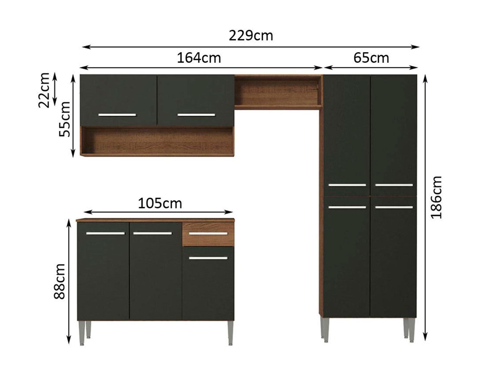 Kit Cocina Sophie rustic/negro-6