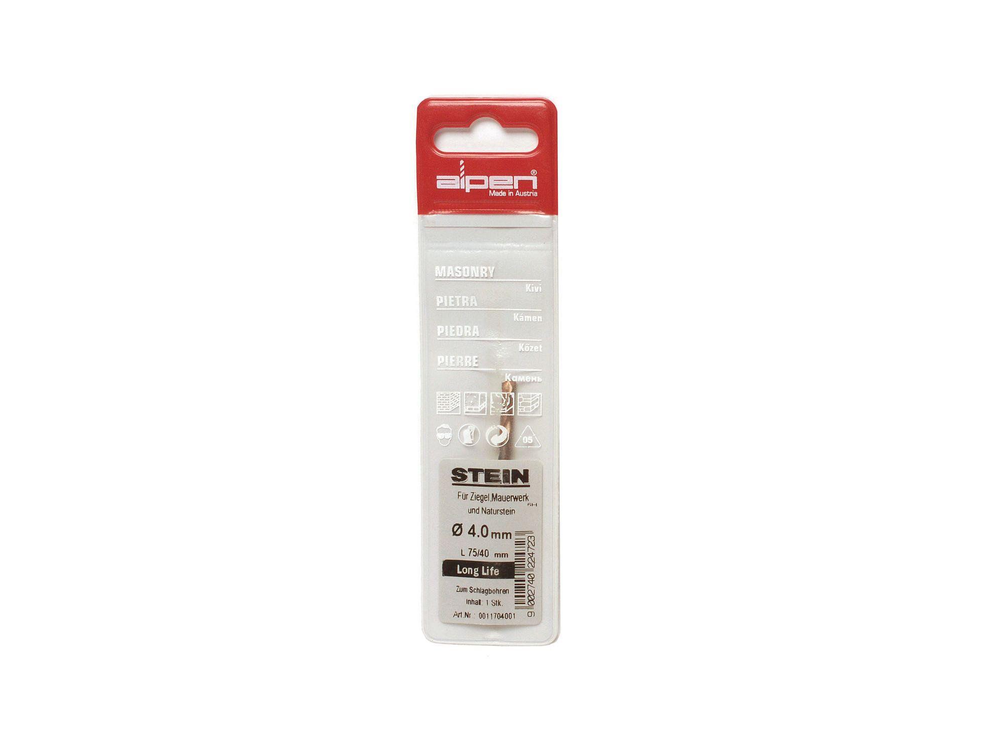 Broca p/concreto 4 mm alpen Isesa-2