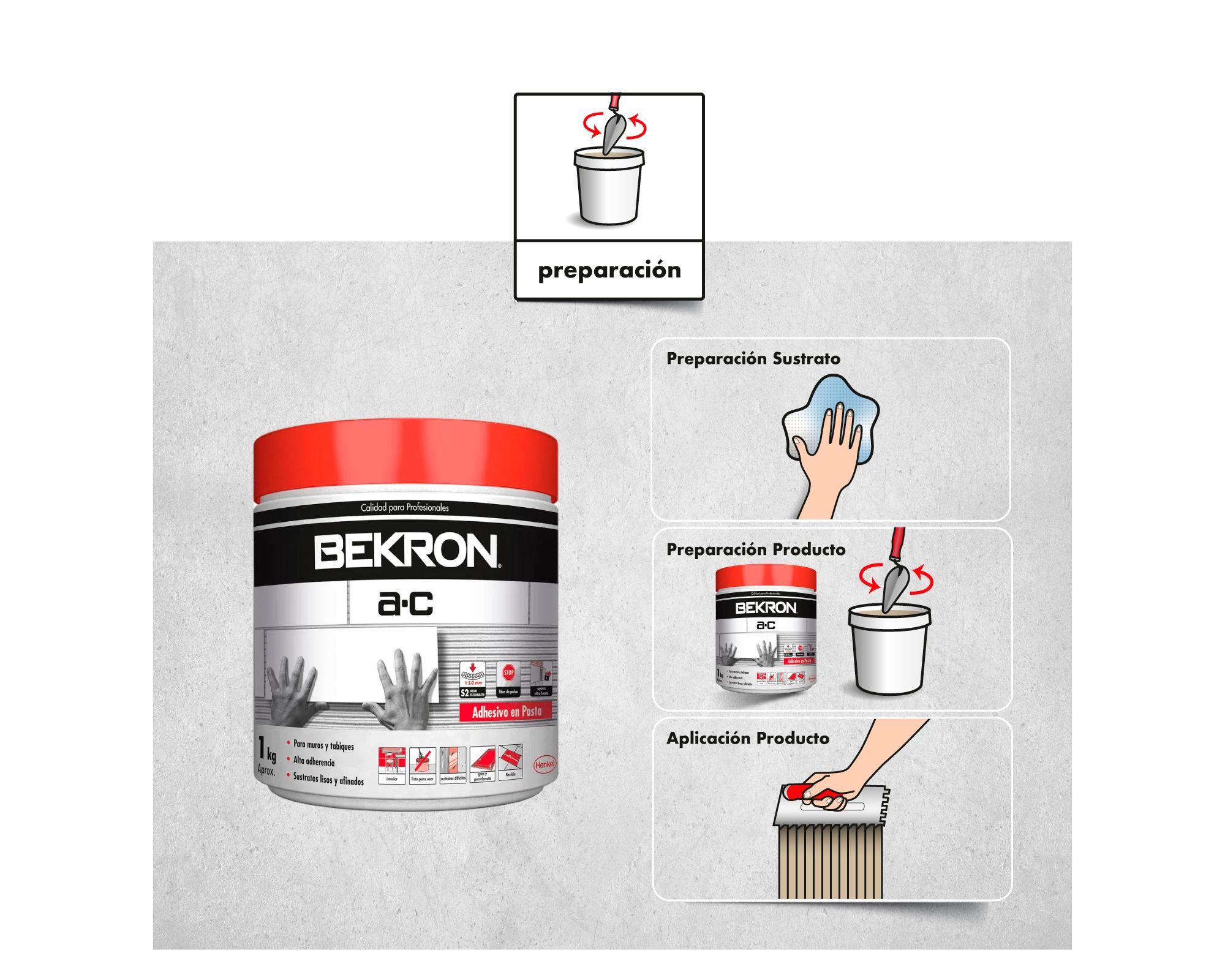 Adhesivo cerámico pasta 1 kg bekron-4