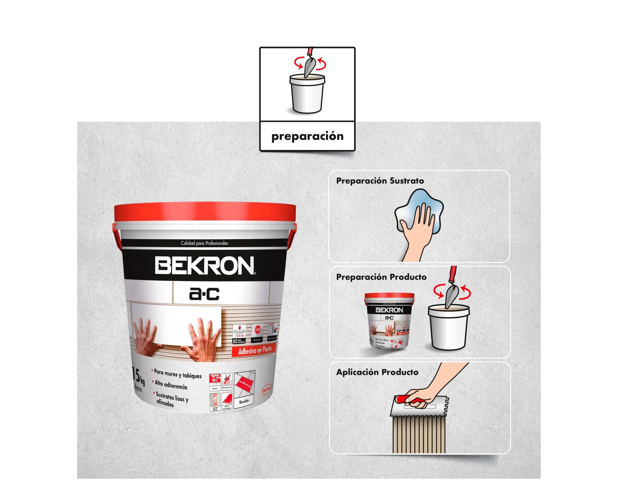 Adhesivo cerámico bekron pasta 15 kilos bekron-6