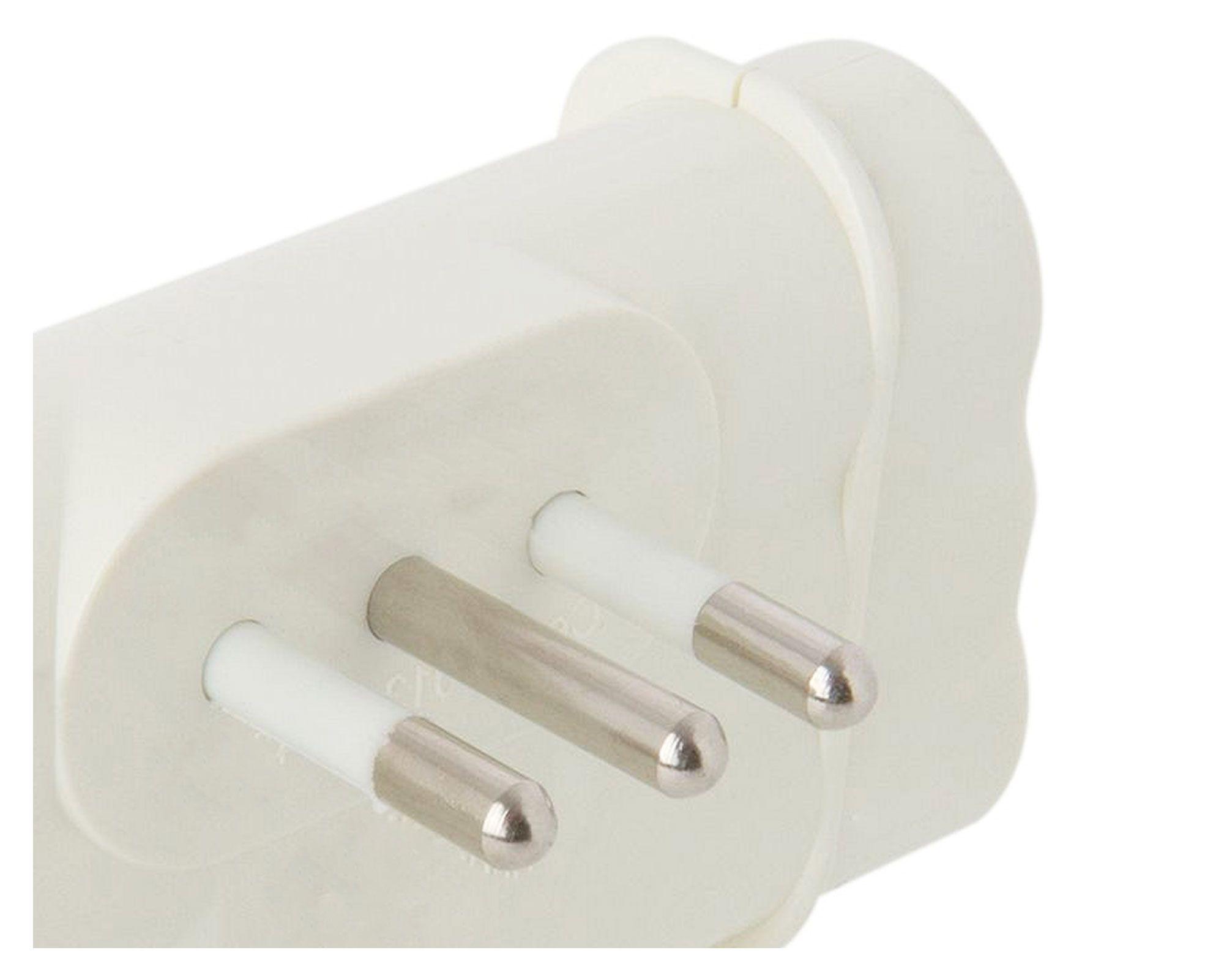 Adaptador triple plano ABS 10A marfil Rema-2