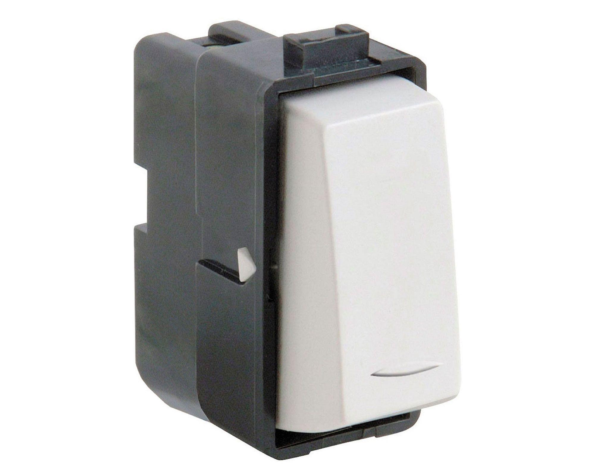 Módulo interruptor conmutador 16A 9/24 Génesis blanco Schneider-0