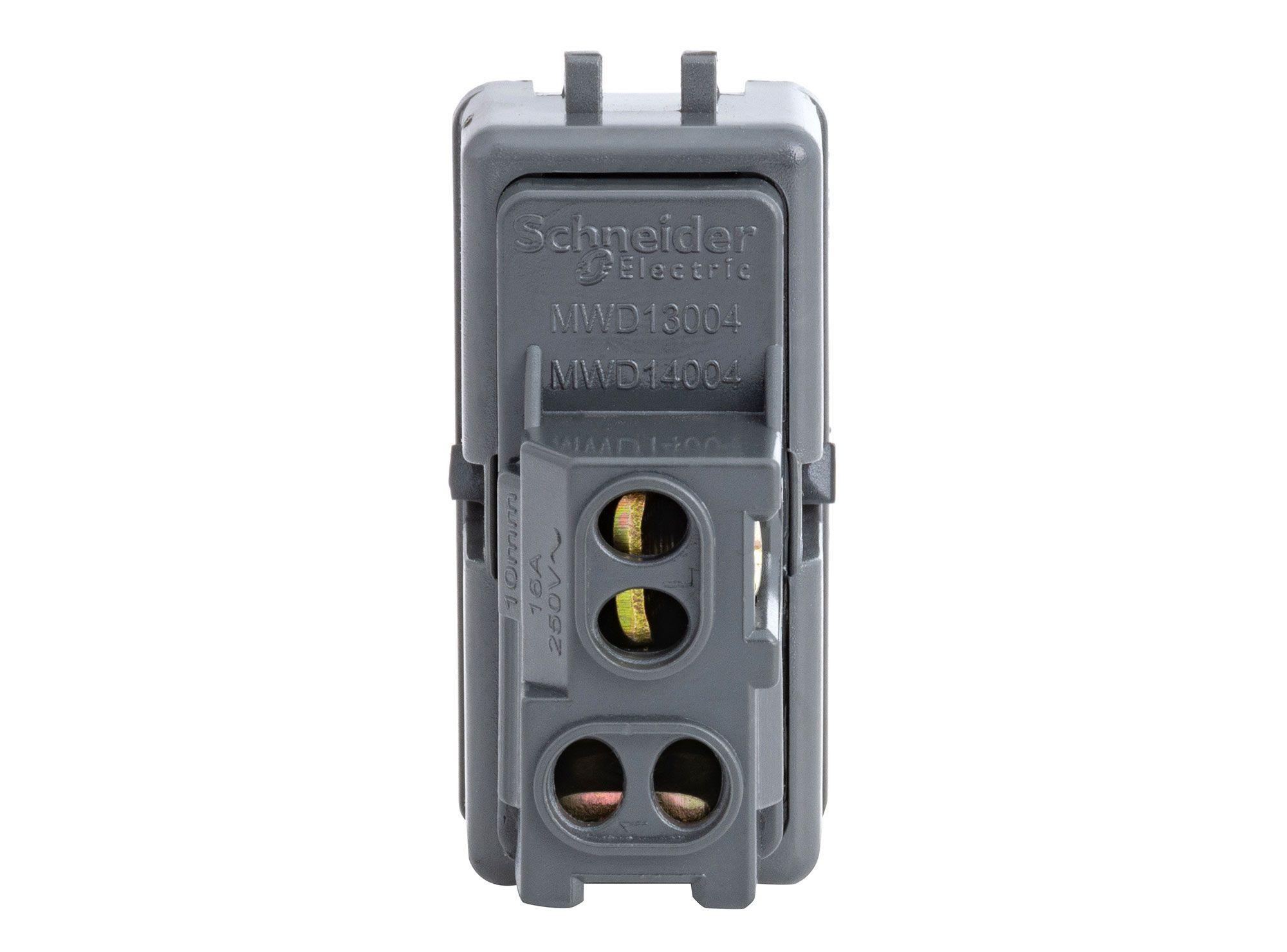 Módulo interruptor 16A 9/12 Génesis negro Schneider-2