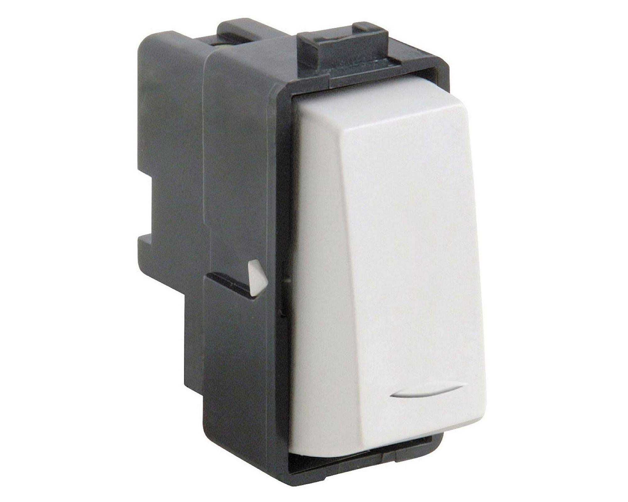 Módulo pulsador 16A 9/12 Génesis blanco Schneider-0