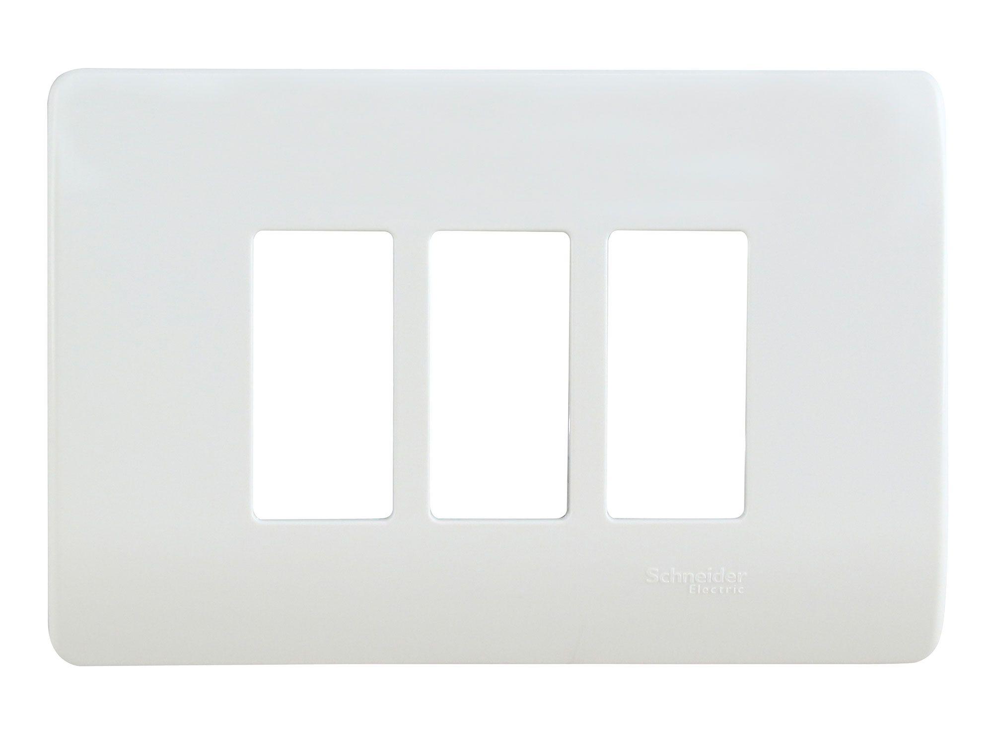 Tapa triple Génesis blanco Schneider-0