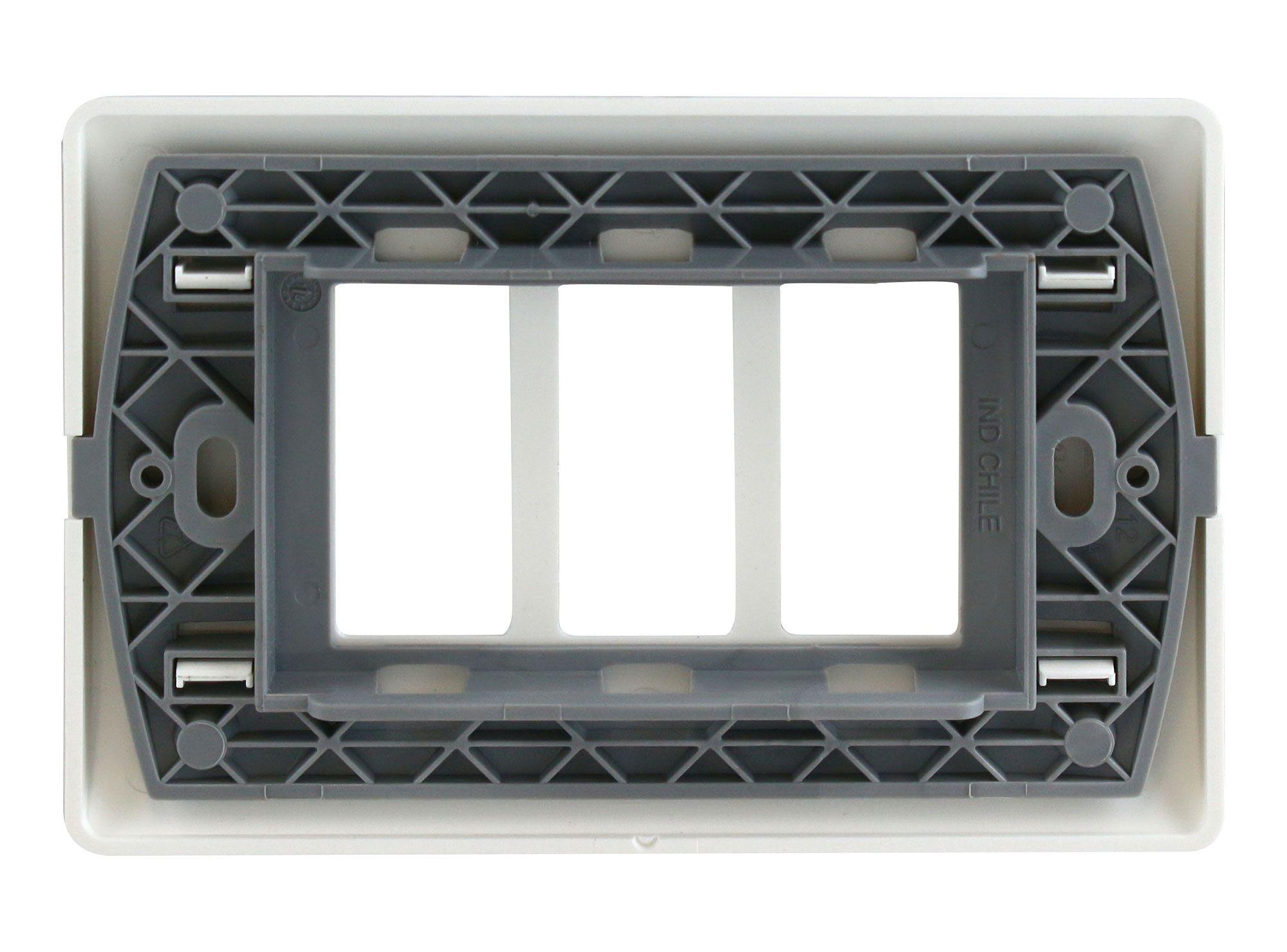 Tapa triple Génesis blanco Schneider-2