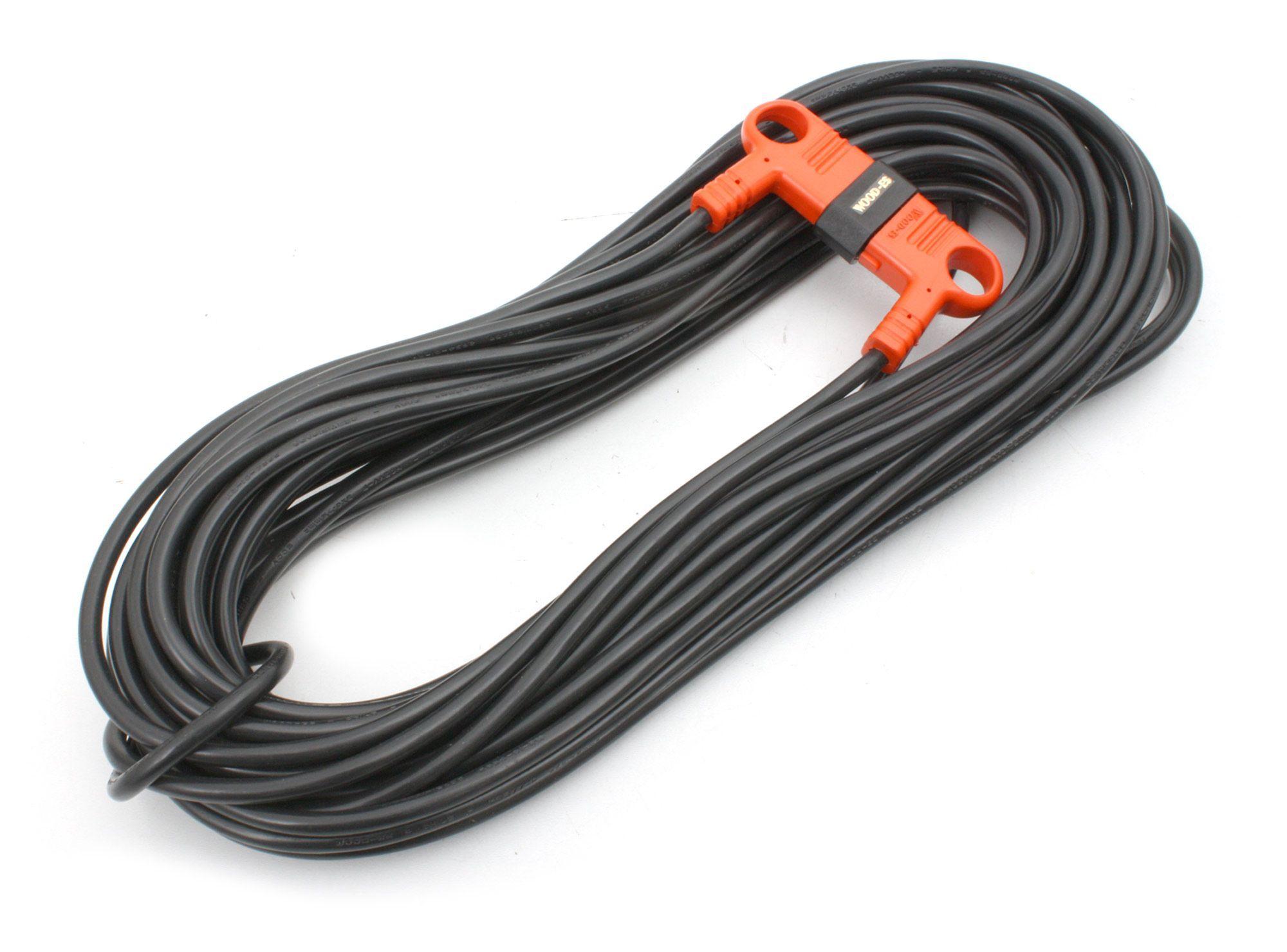 Alargador 20 m Simple negro Wood-es-0