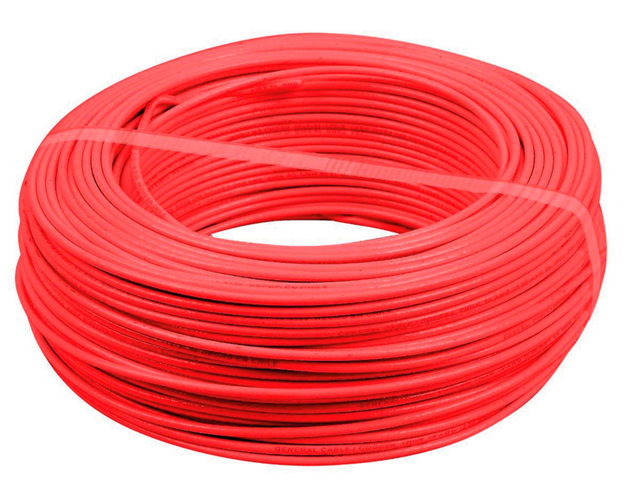 Cable THHN plus 100 m 12AWG rojo Cocesa-0