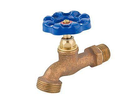 Llave de jardín recta he he 1/2'' verde Nibsa-0